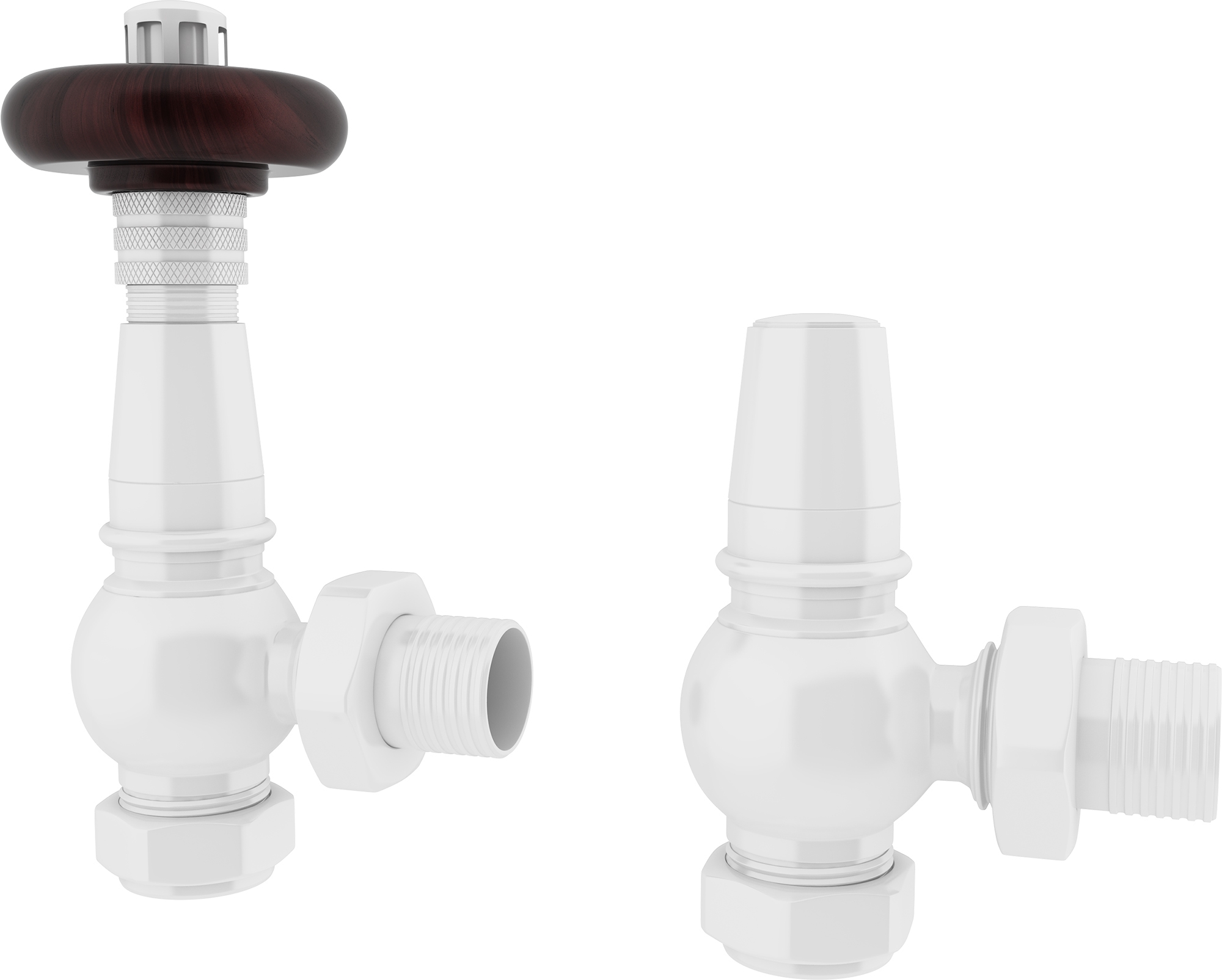 Trade Direct Thermostatic Valves, Heritage, White Angled Price Comparisons | Compare The Build