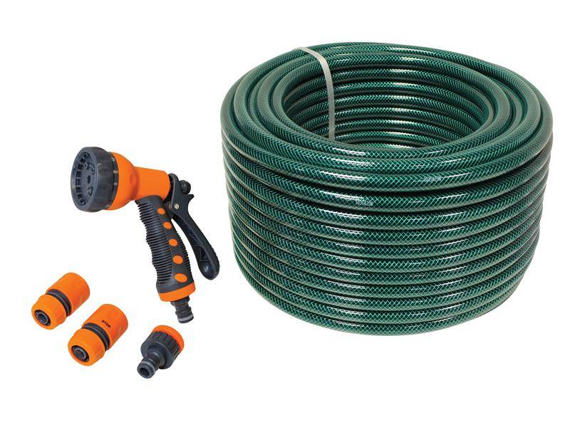 Faithfull FAIHOSE50AV PVC Garden Hose 50m with Fittings & Spray Gun Price Comparisons | Compare The Build