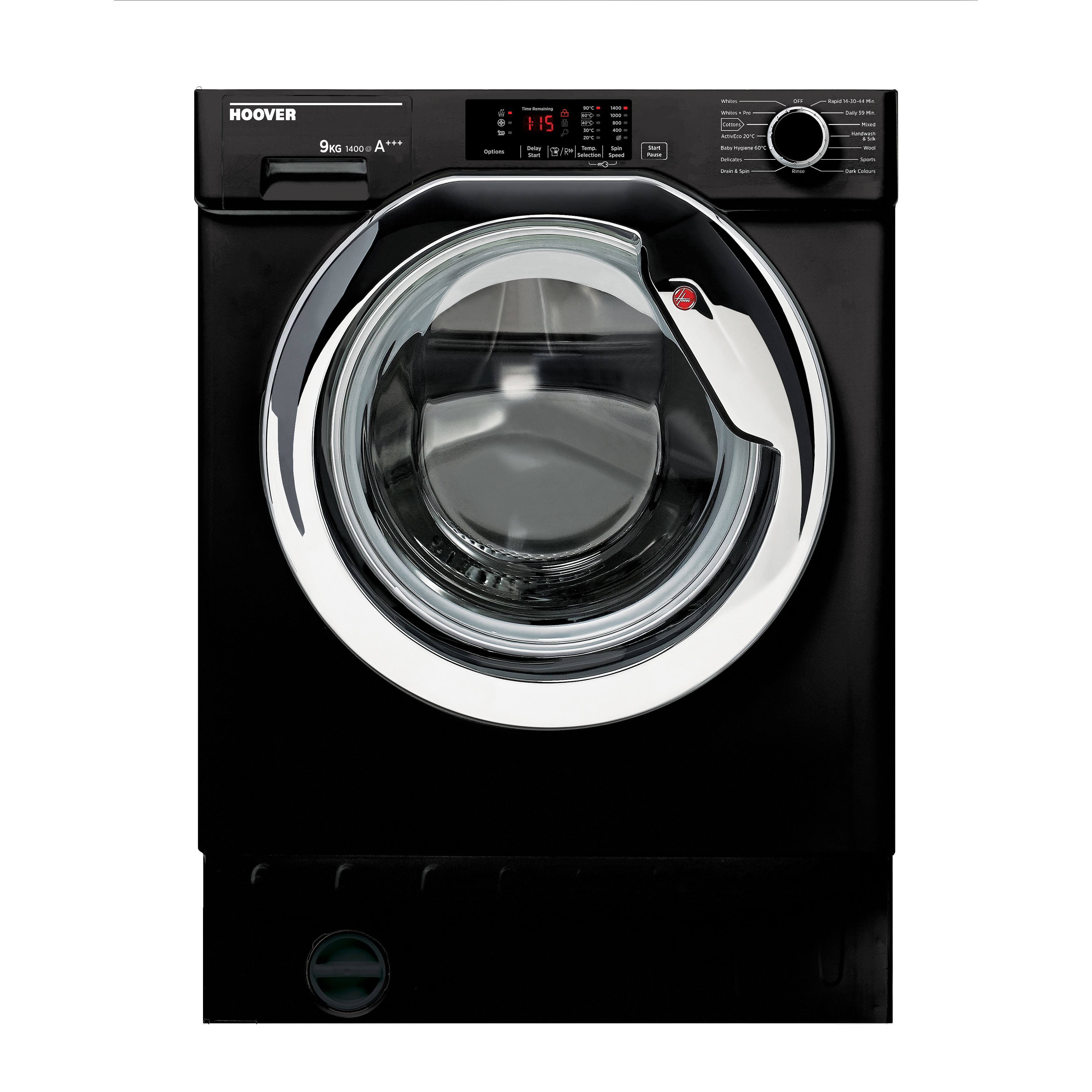 Hoover Black Built-In Washing Machine, 9Kg Price Comparisons | Compare The Build