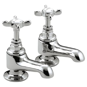 Bristan 1901 Pair of Chrome Crosshead Bath Taps | Compare The Build