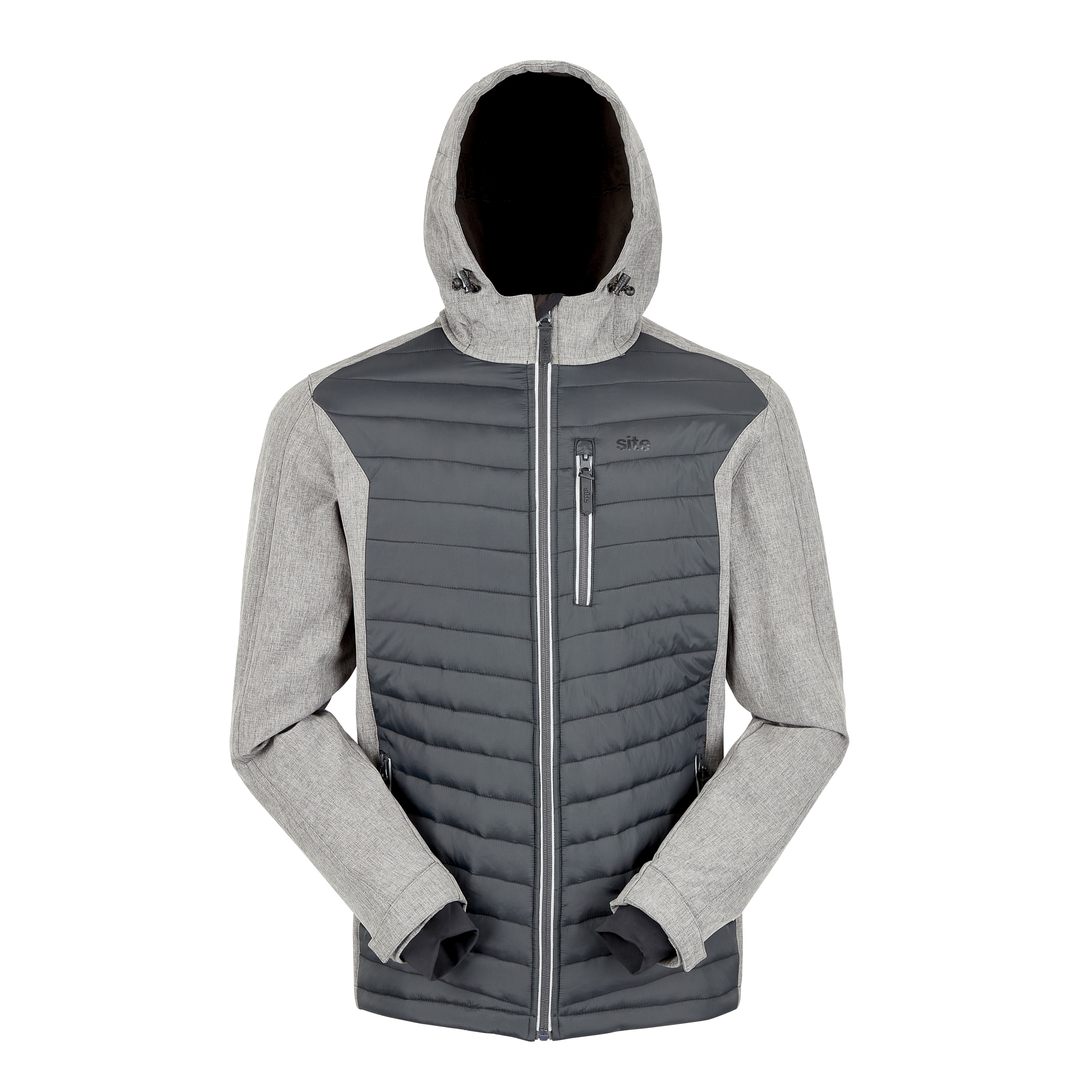 Site Bonnington Black & Grey Men's Softshell Jacket, Large Price Comparisons | Compare The Build