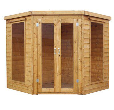 7X7 Corner Summerhouse Hd Price Comparisons | Compare The Build