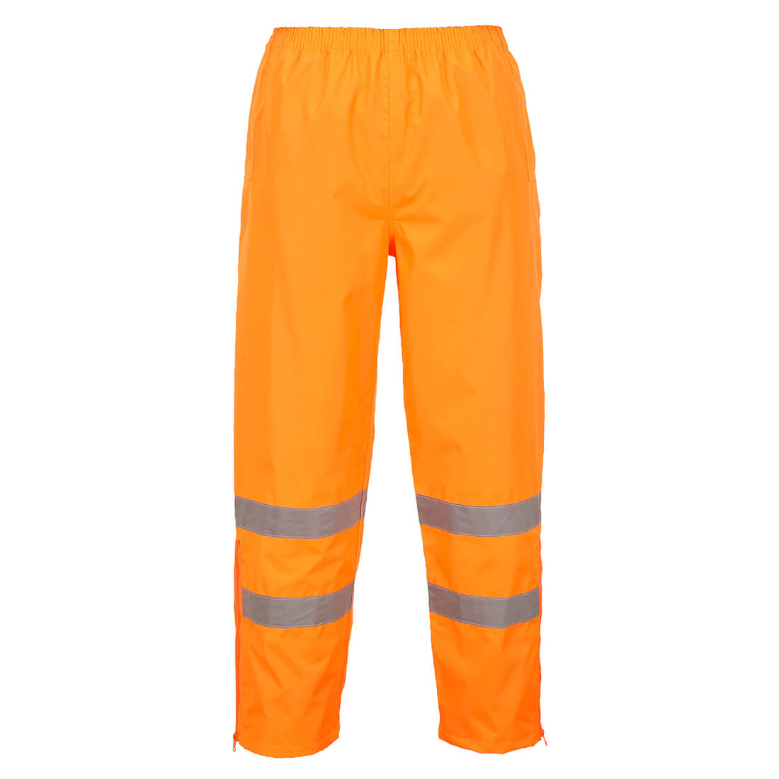 Oxford Weave 300D Class 1 Breathable Hi Vis Breathable Trousers Orange M | Compare The Build