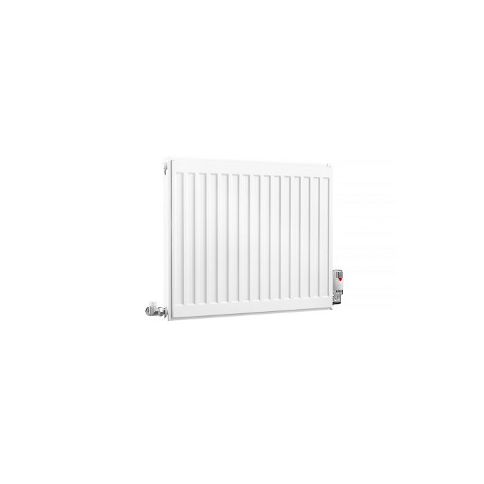 Kartell K-Rad Compact Horizontal Radiator, White, 500mm x 600mm - Single Panel, Single Convector Price Comparisons | Compare The Build