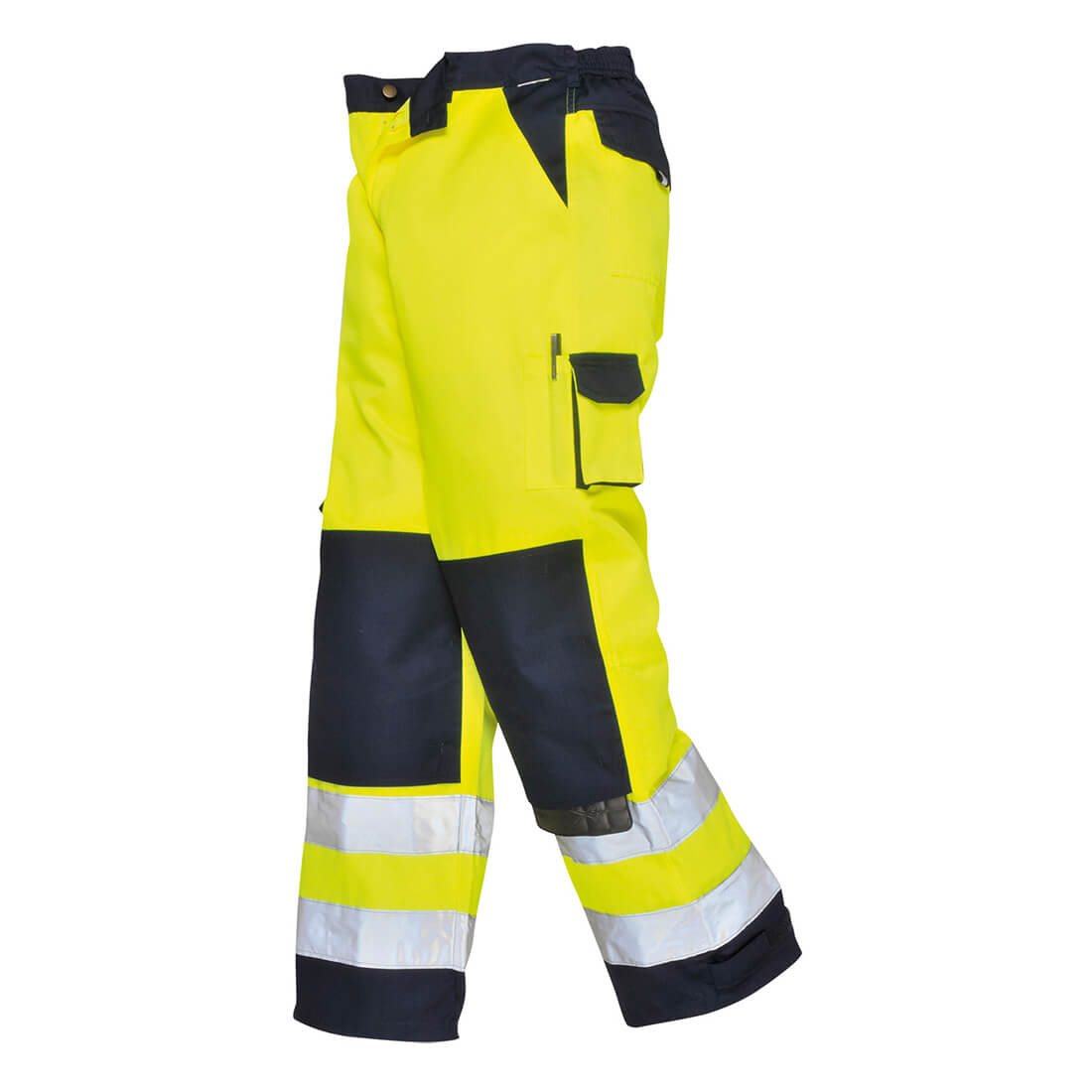 Portwest Lyon Hi Vis Work Trousers Yellow / Navy L 32" Price Comparisons | Compare The Build