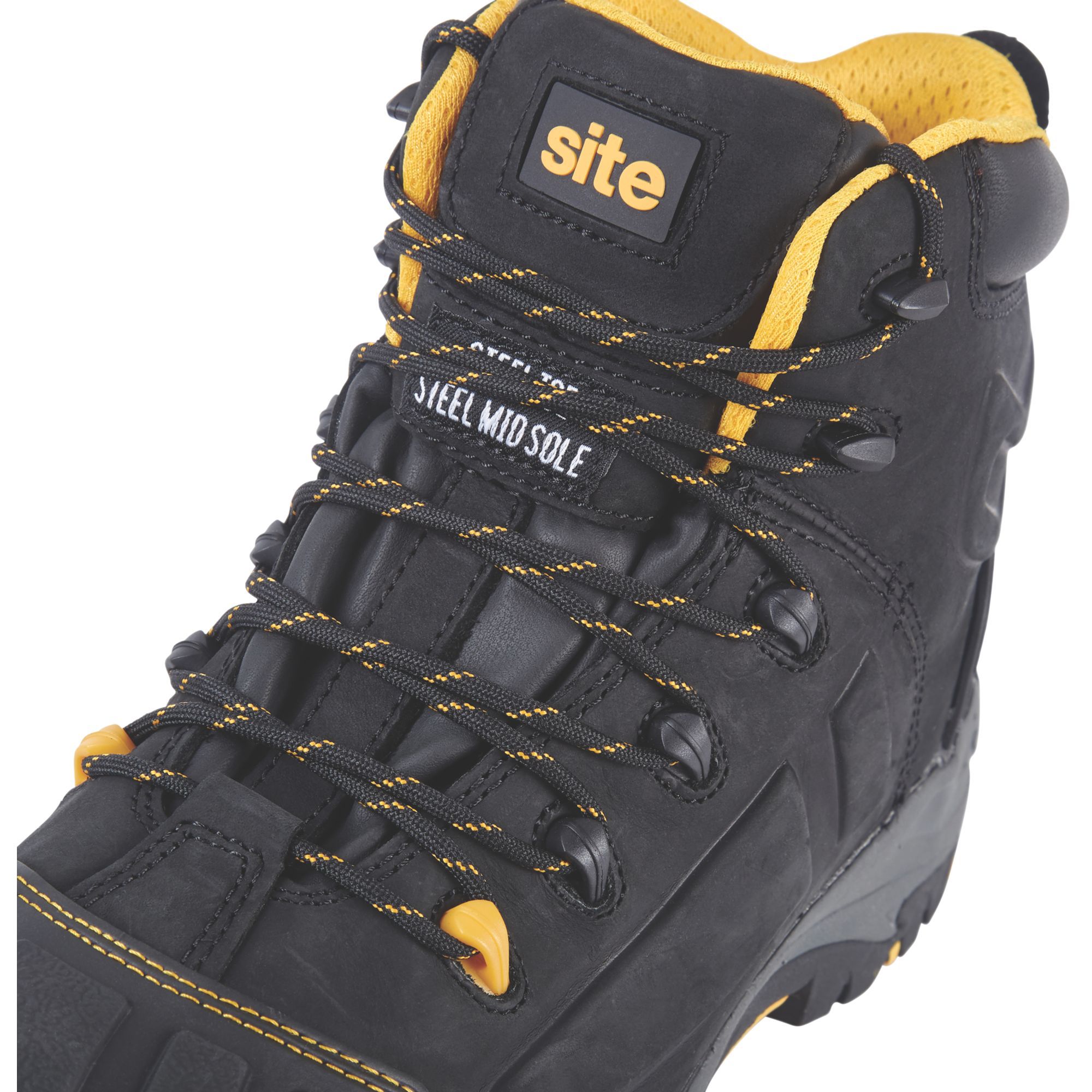 Site Fortress Men's Black Safety Boots, Size 9 Price Comparisons | Compare The Build