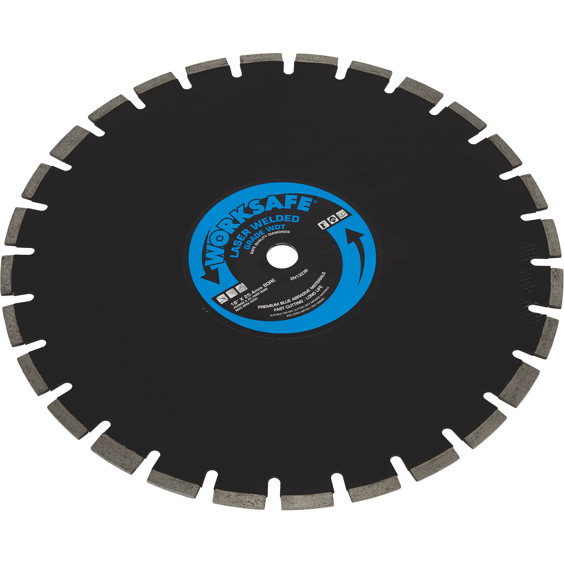 Sealey Worksafe WDT Diamond Blade for Asphalt and Tarmac 450mm 25mm | Compare The Build