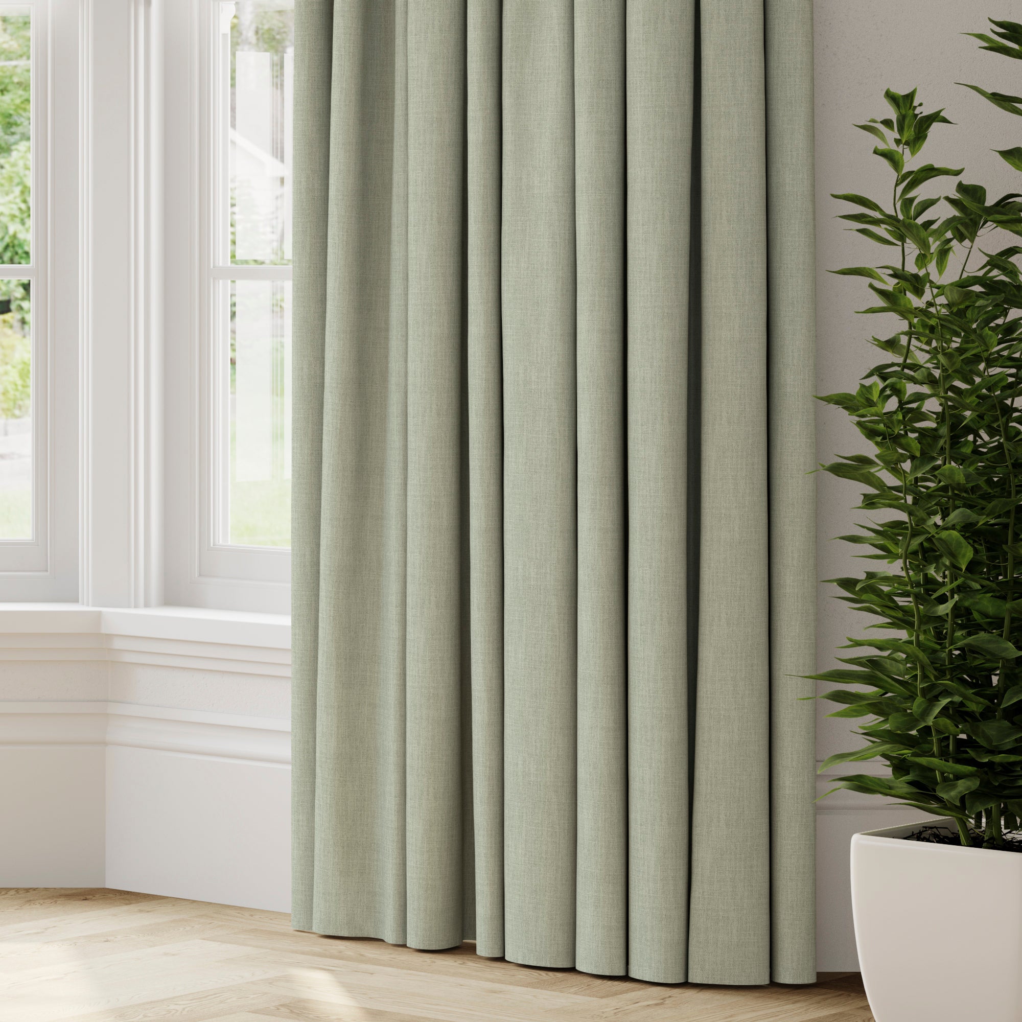 Bronte Recycled Polyester Made to Measure Curtains Bronte Pistachio Price Comparisons | Compare The Build