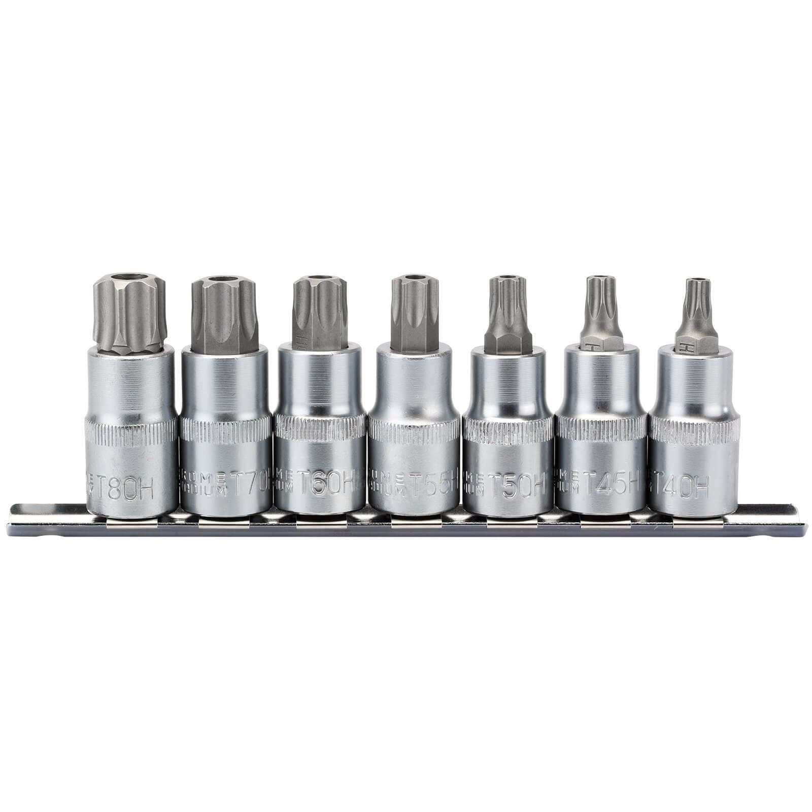 Draper 10 Piece 1/2" Drive Security Torx Socket Bit Set 1/2" 55mm Price Comparisons | Compare The Build