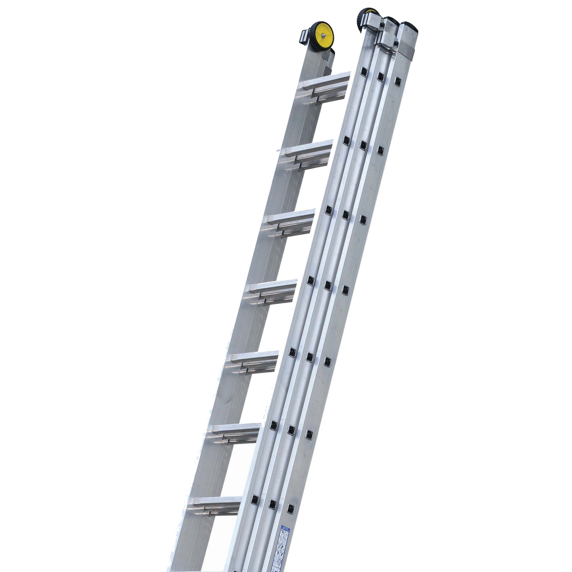 Werner Industrial Triple 18 Tread Extension Ladder | Compare The Build