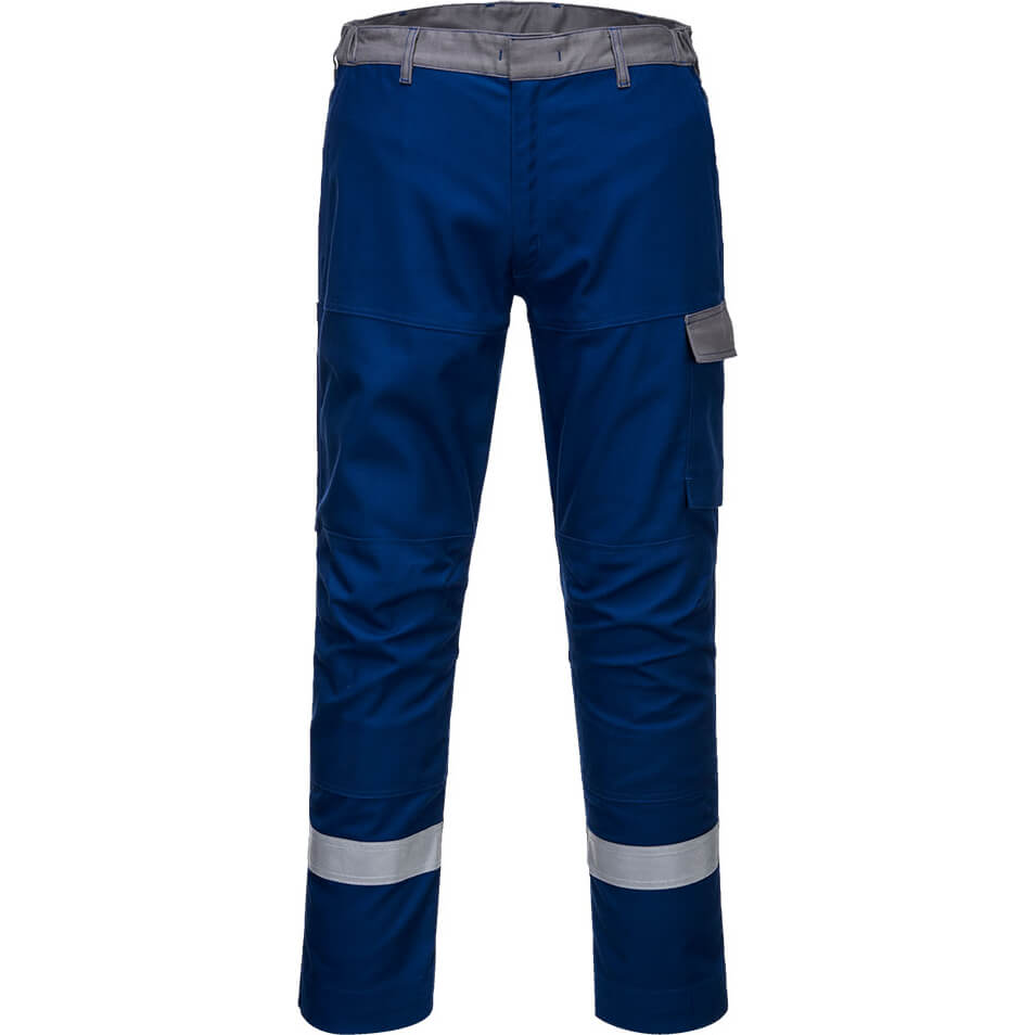 Biz Flame FR06 Ultra Two Tone Trouser Royal Blue 36" 29" | Compare The Build