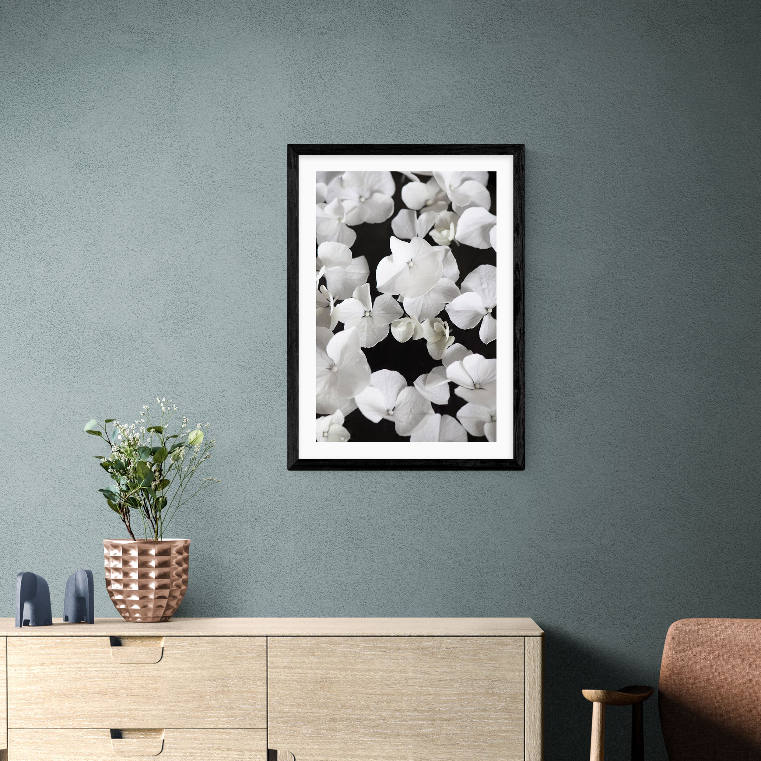 East End Prints White Beauty on Black Print White Price Comparisons | Compare The Build