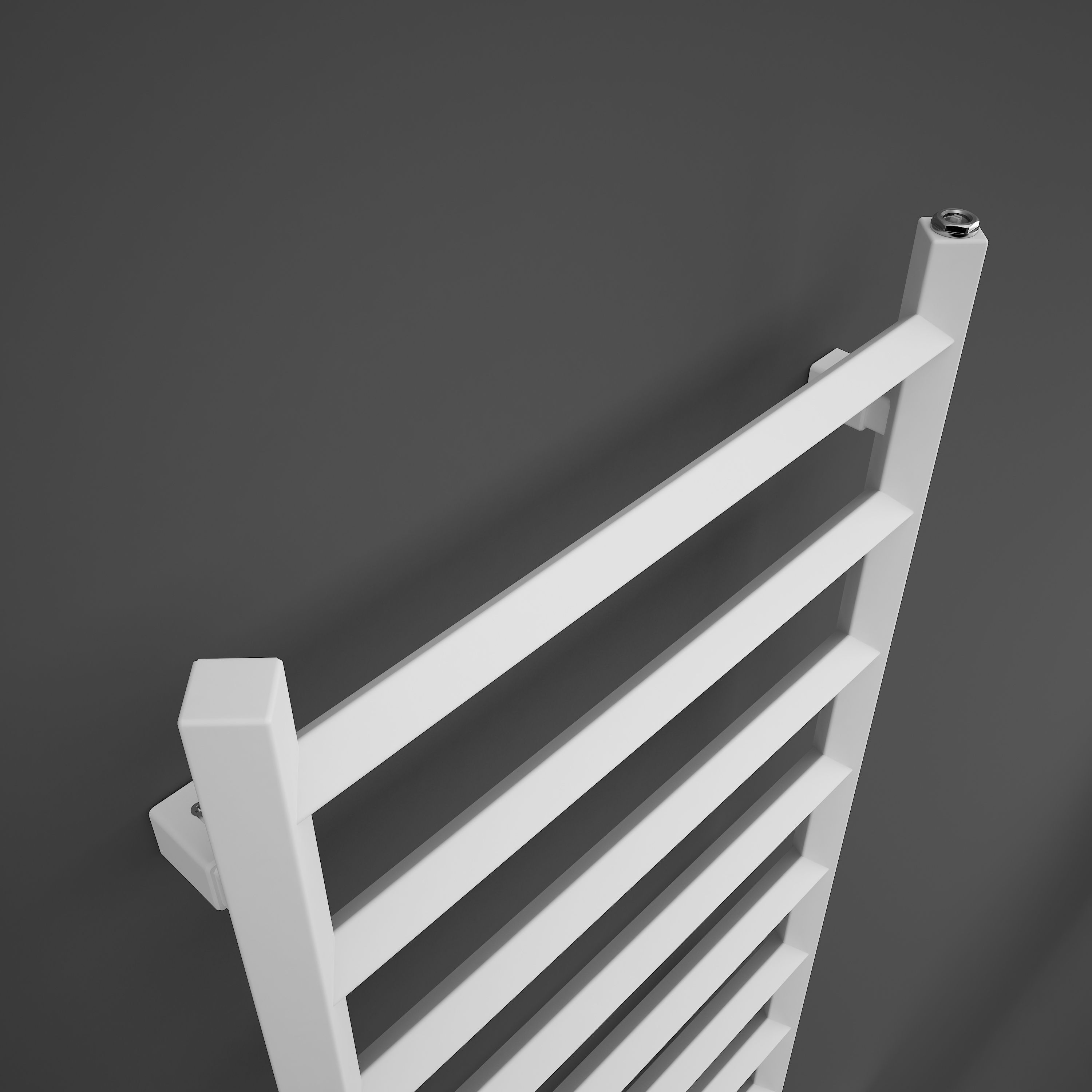 Terma Crystal Soft White Towel Warmer (W)500mm X (H)1200mm | Compare The Build