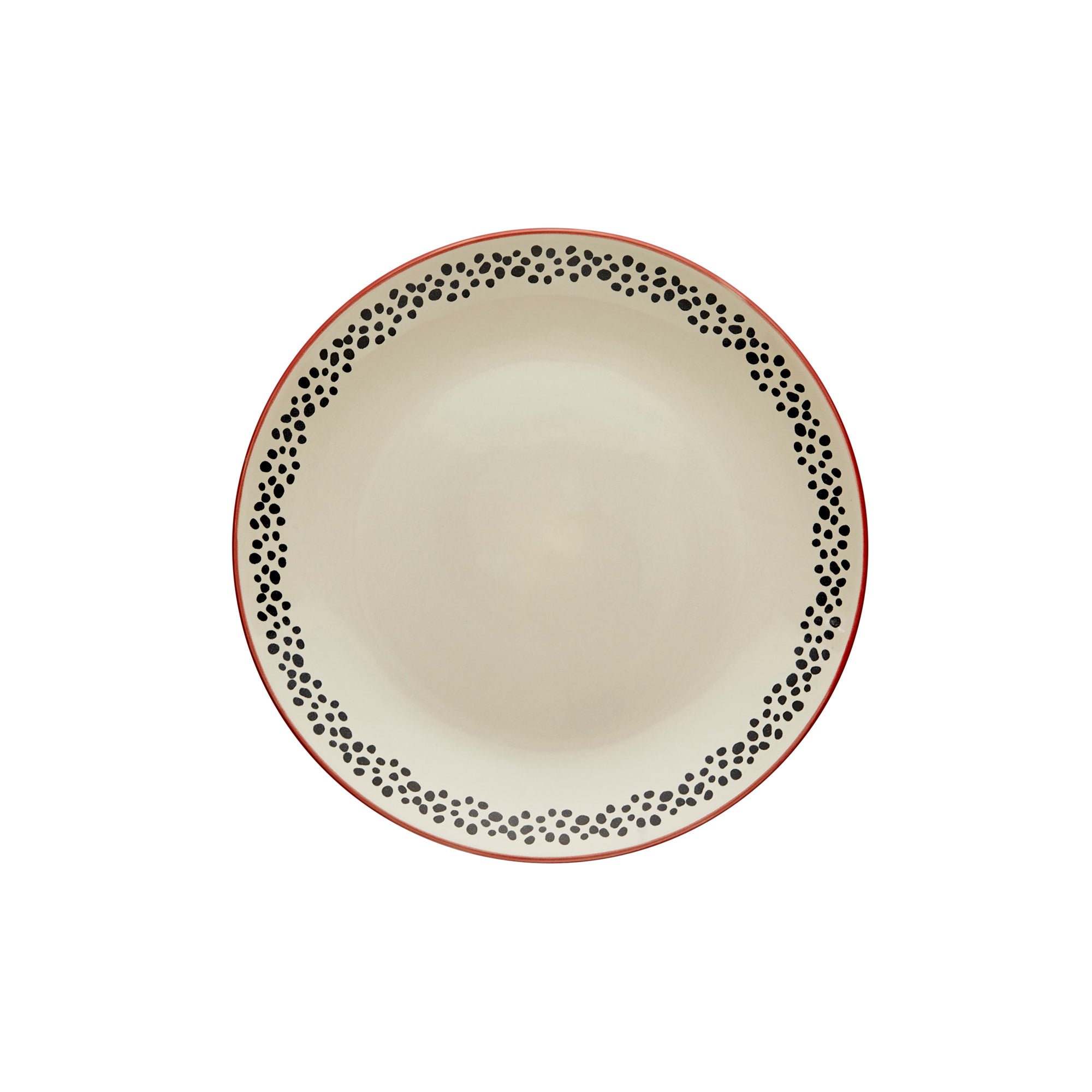 Global Red Stoneware Dinner Plate Red, Beige and Black Price Comparisons | Compare The Build