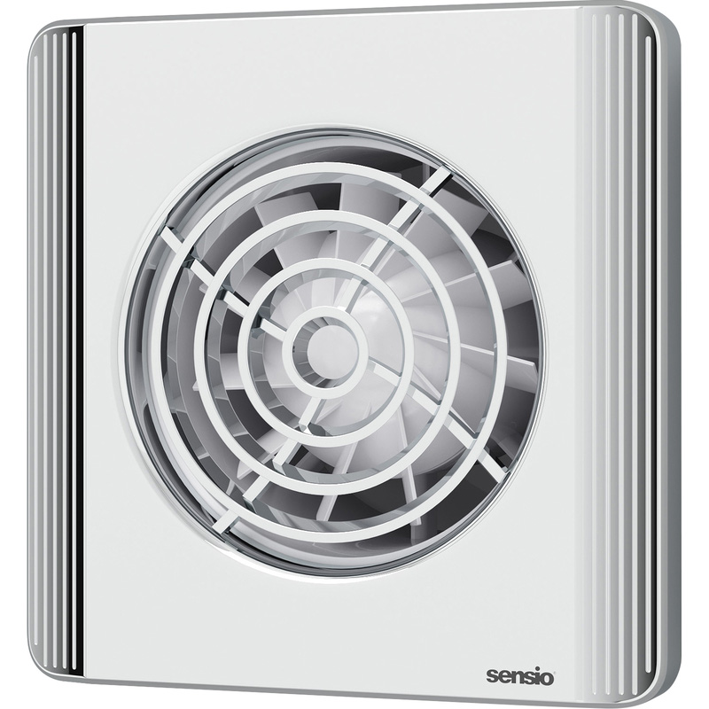 Sensio Layci Wall Ventilation Fan 100mm in Chrome PVC Price Comparisons | Compare The Build