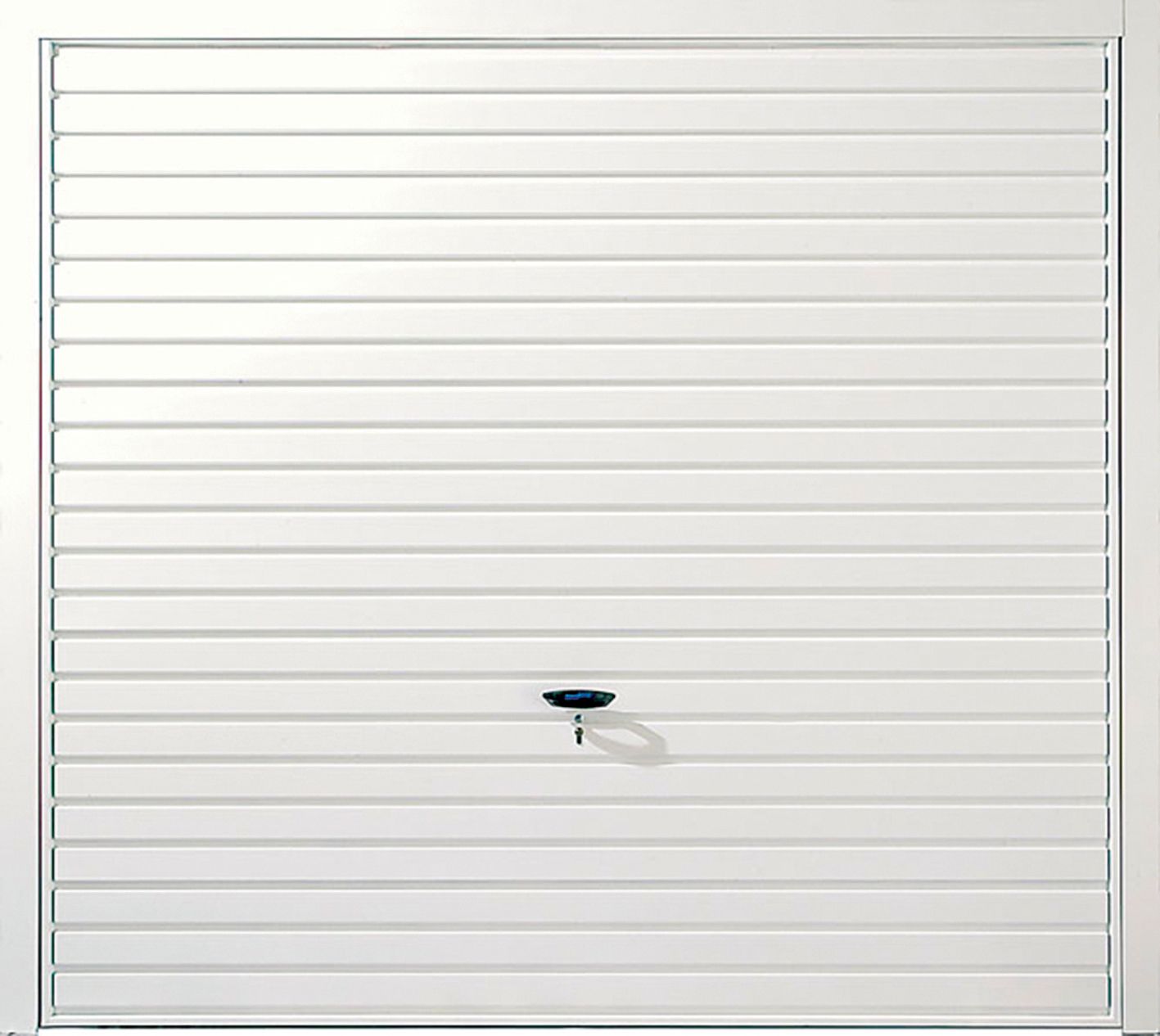 Framed White Retractable Garage door, (H)1981mm (W)2134mm Price Comparisons | Compare The Build