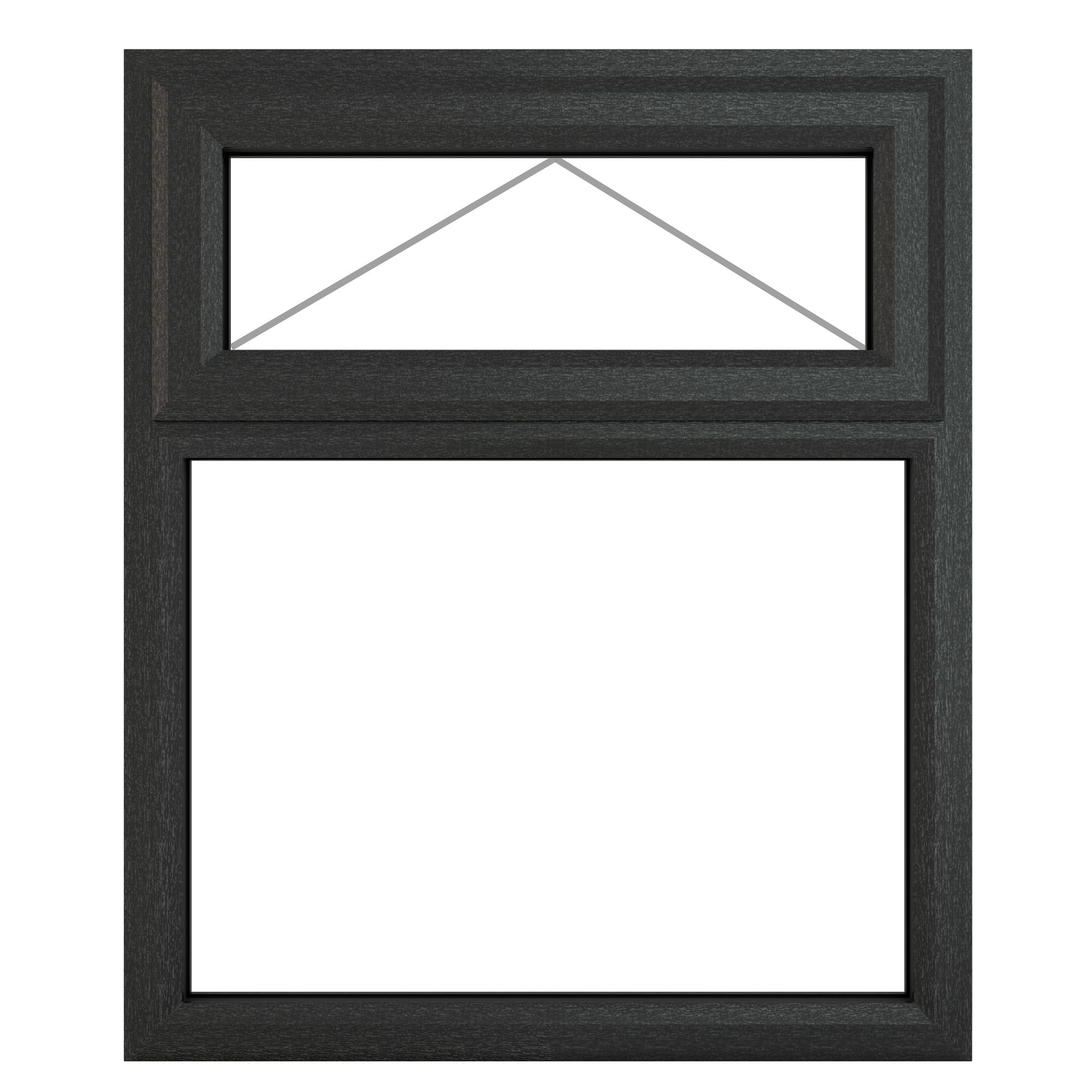 GoodHome Clear Double Glazed Grey Upvc Top Hung Window, (H)1040mm (W)905mm Price Comparisons | Compare The Build