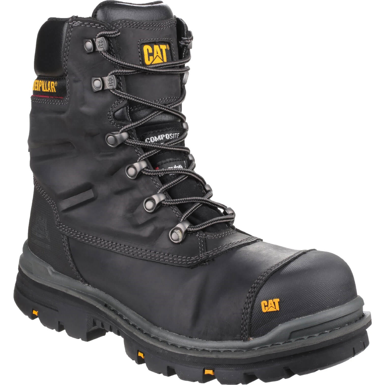 Caterpillar Mens Premier Waterproof Safety Boots Black Size 11 Price Comparisons | Compare The Build