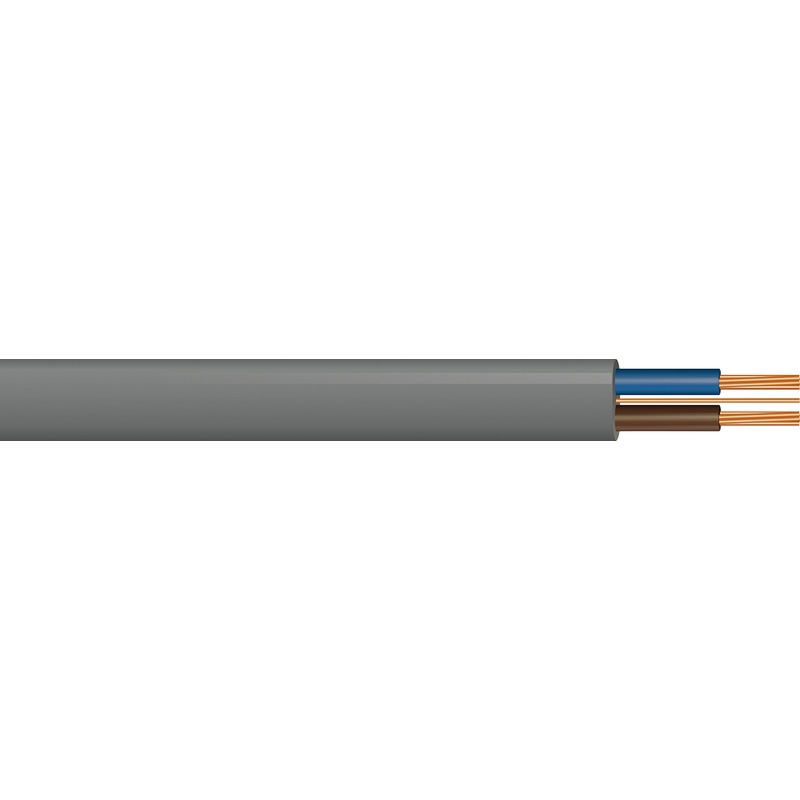 Pitacs Twin & Earth Cable (6242Y) 1.0mm2 Coil (10m) in Grey Price Comparisons | Compare The Build