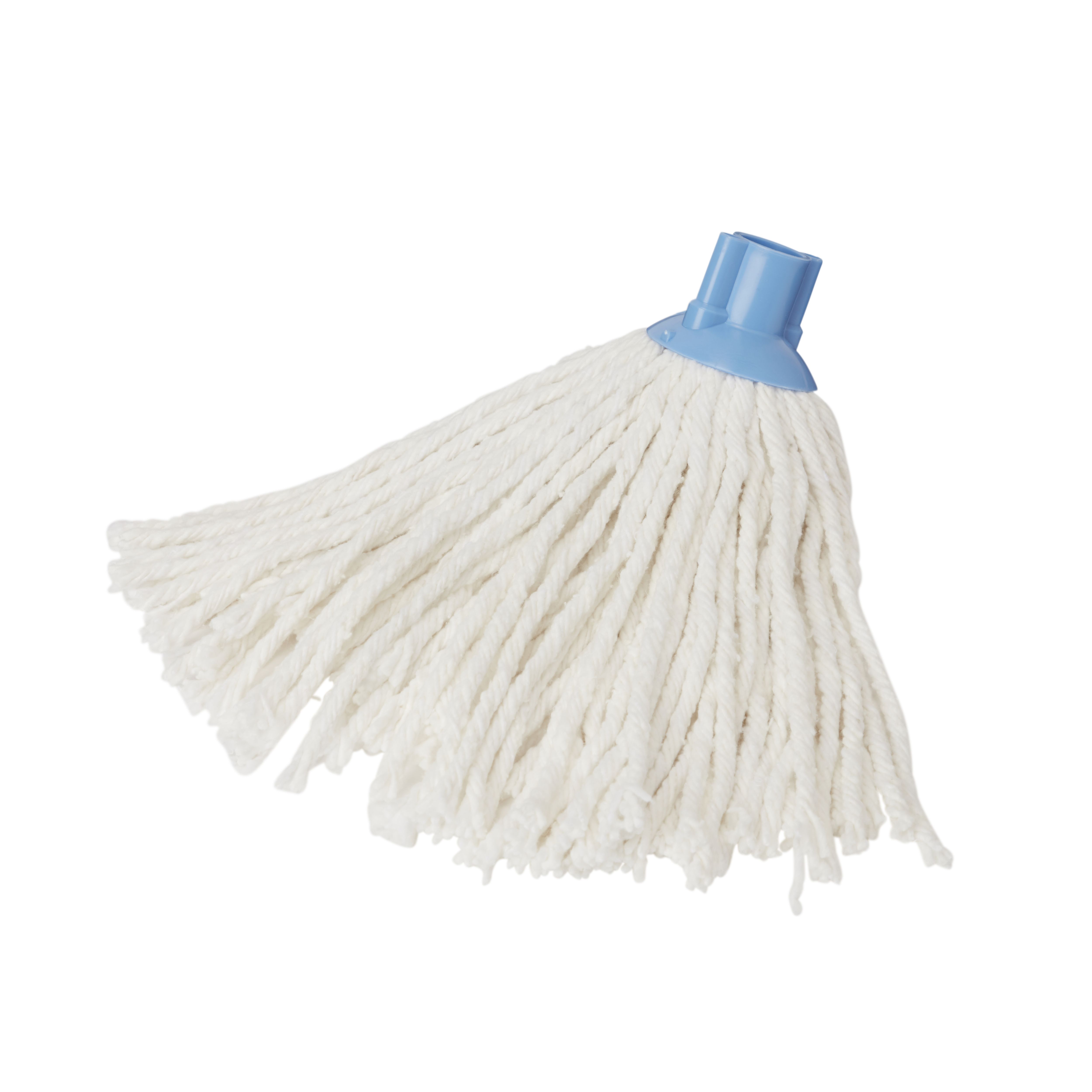 Elephant Blue & White Mop Head, (W)120mm | Compare The Build