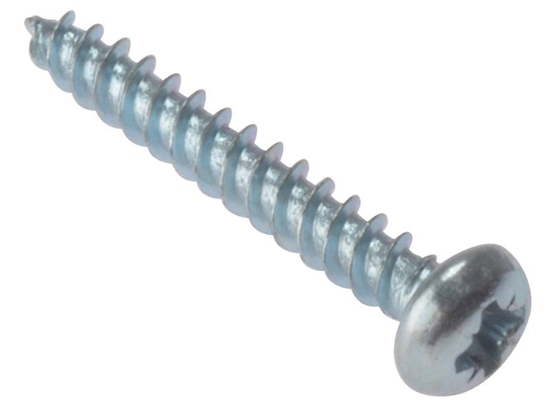 ForgeFix FORRH586ZP General Purpose Pozi Compatible Screw Round Head TT ZP 5/8in x 6 Box 200 Price Comparisons | Compare The Build