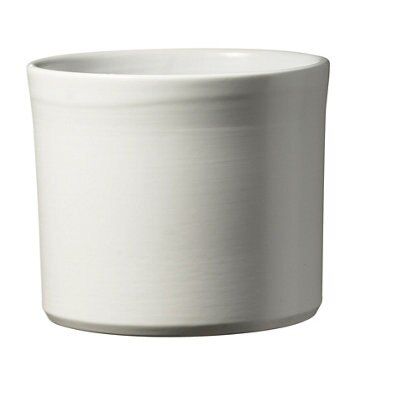 Soendgen Keramik Glazed White Ceramic Straight Edge Plant Pot (Dia)32Cm Price Comparisons | Compare The Build