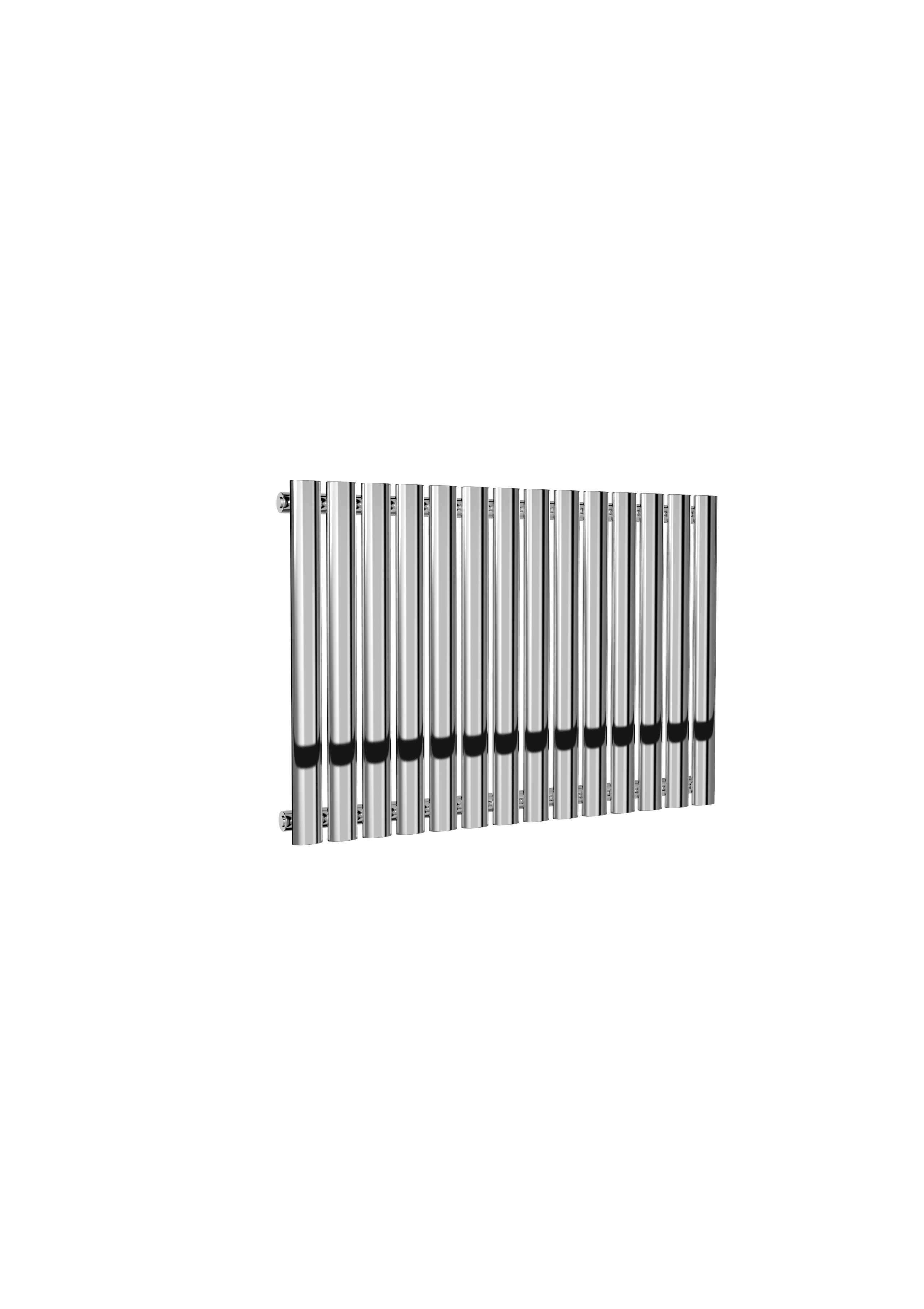 Reina Neval Horizontal Aluminium Designer Radiator, Polished, 600mm x 817mm Price Comparisons | Compare The Build