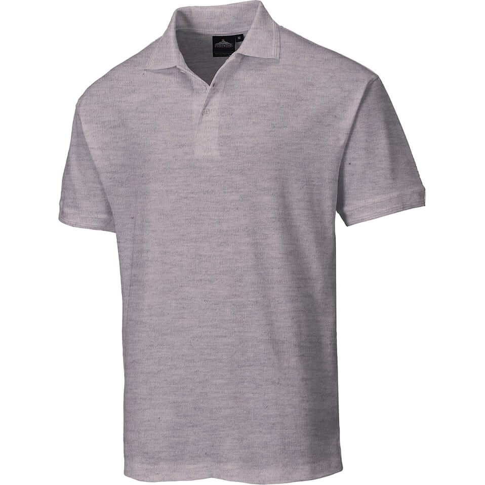 Portwest Naples Polo Shirt Grey L Price Comparisons | Compare The Build