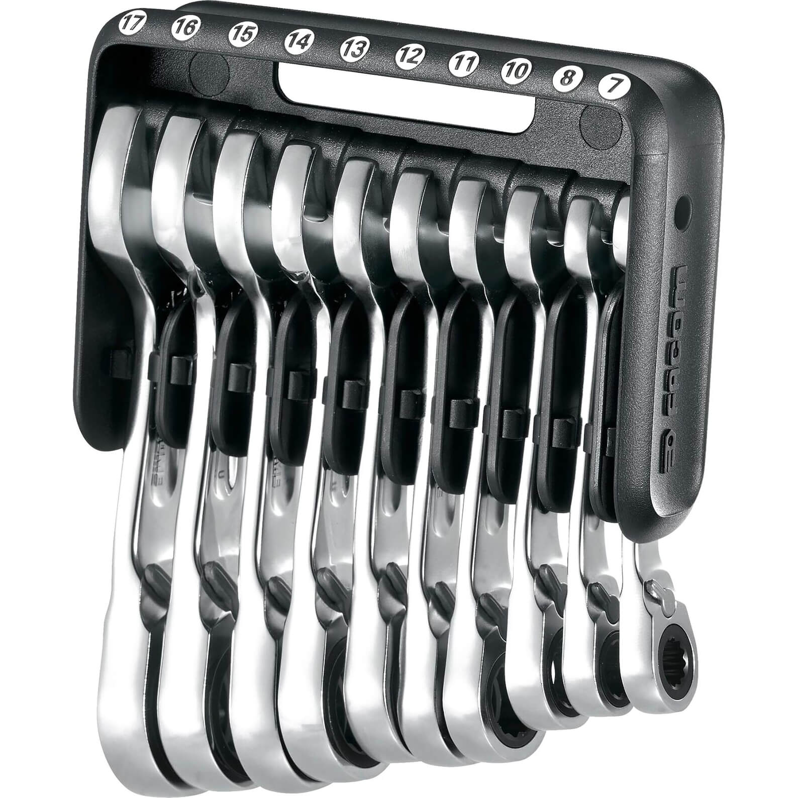 Facom 467BS 10 Piece Short Reversible Ratchet Spanner Set Price Comparisons | Compare The Build