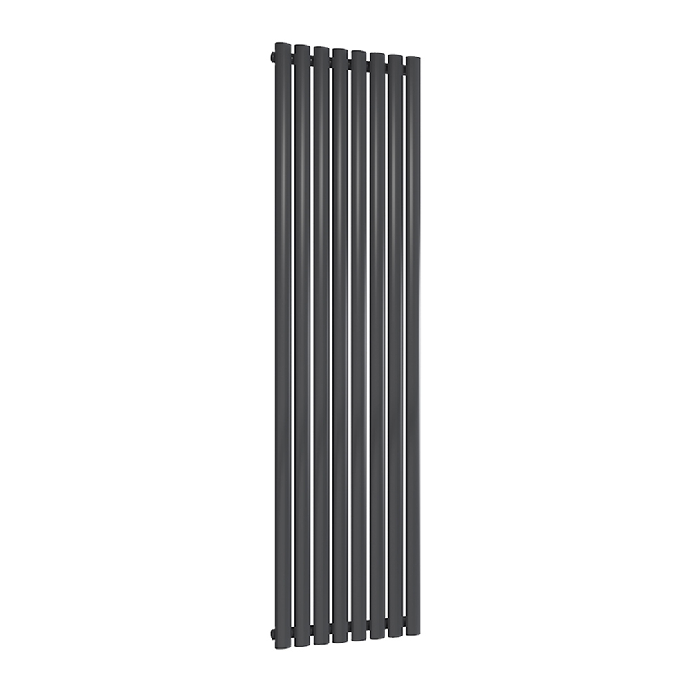 Reina Neval Vertical Aluminium Designer Radiator, Anthracite, 1800mm x 463mm Price Comparisons | Compare The Build