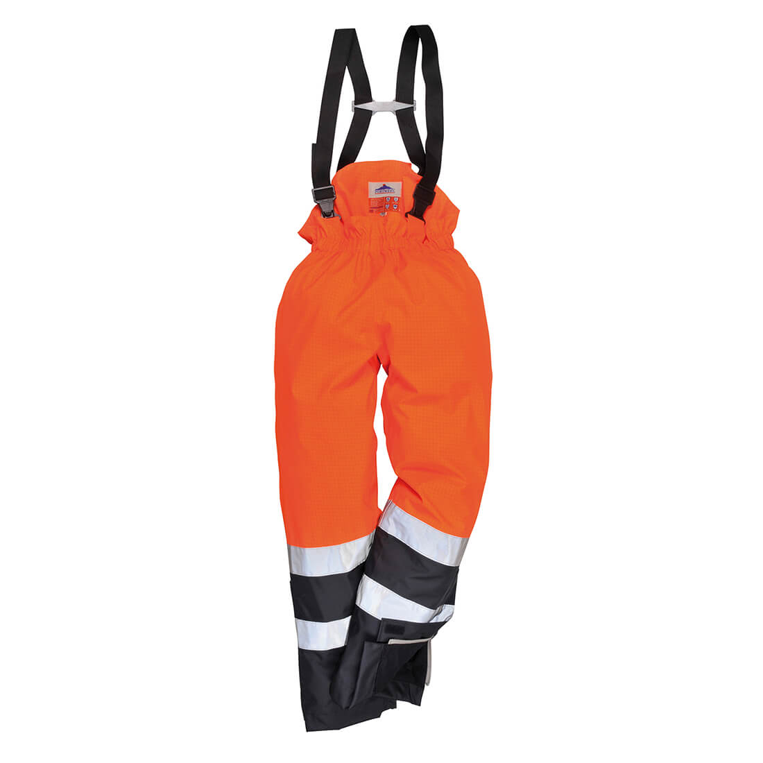 Biz Flame Hi Vis Flame Resistant Rain Multi Protection Trousers Orange / Navy 2XL Price Comparisons | Compare The Build