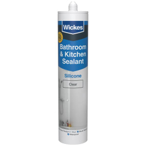 Wickes 60 Minute Clear Kitchen & Bathroom Sealant - 300ml Price Comparisons | Compare The Build