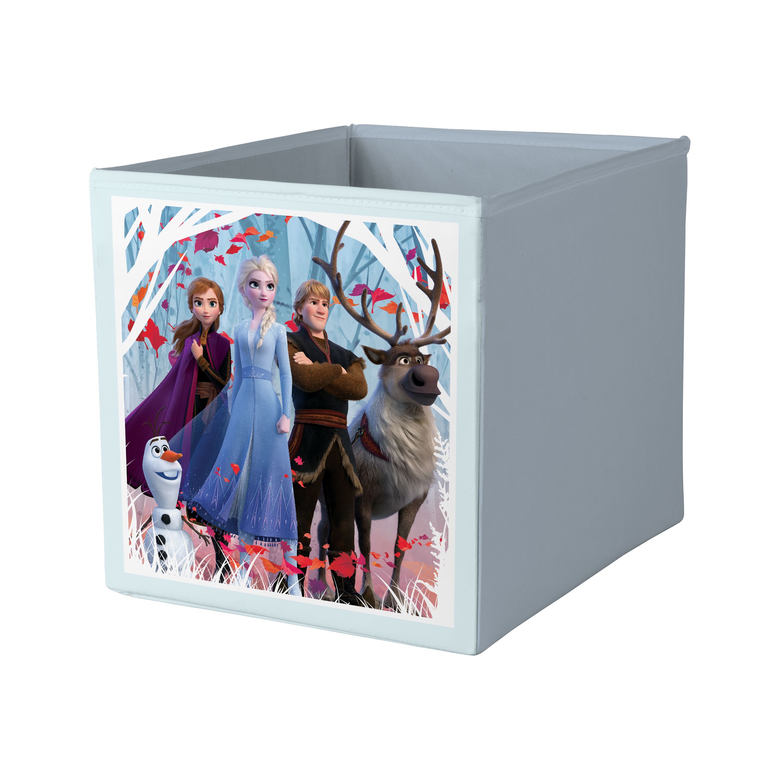 Form Mixxit Disney Frozen Multicolour 29.7L Cardboard & Polyester Foldable Storage Basket (H)310mm (W)310mm Price Comparisons | Compare The Build