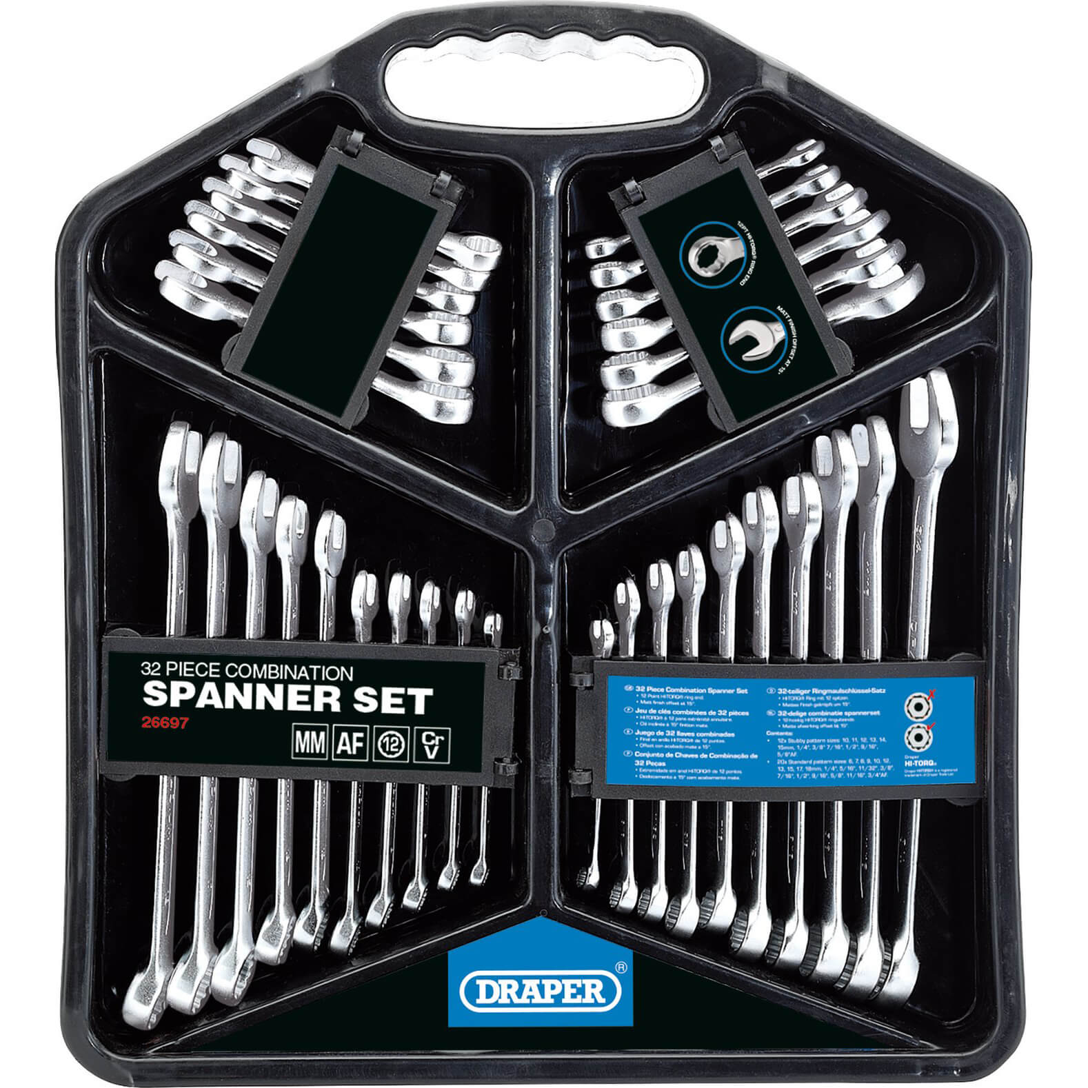 Draper 32 Piece Hi Torq Combination Spanner Set | Compare The Build