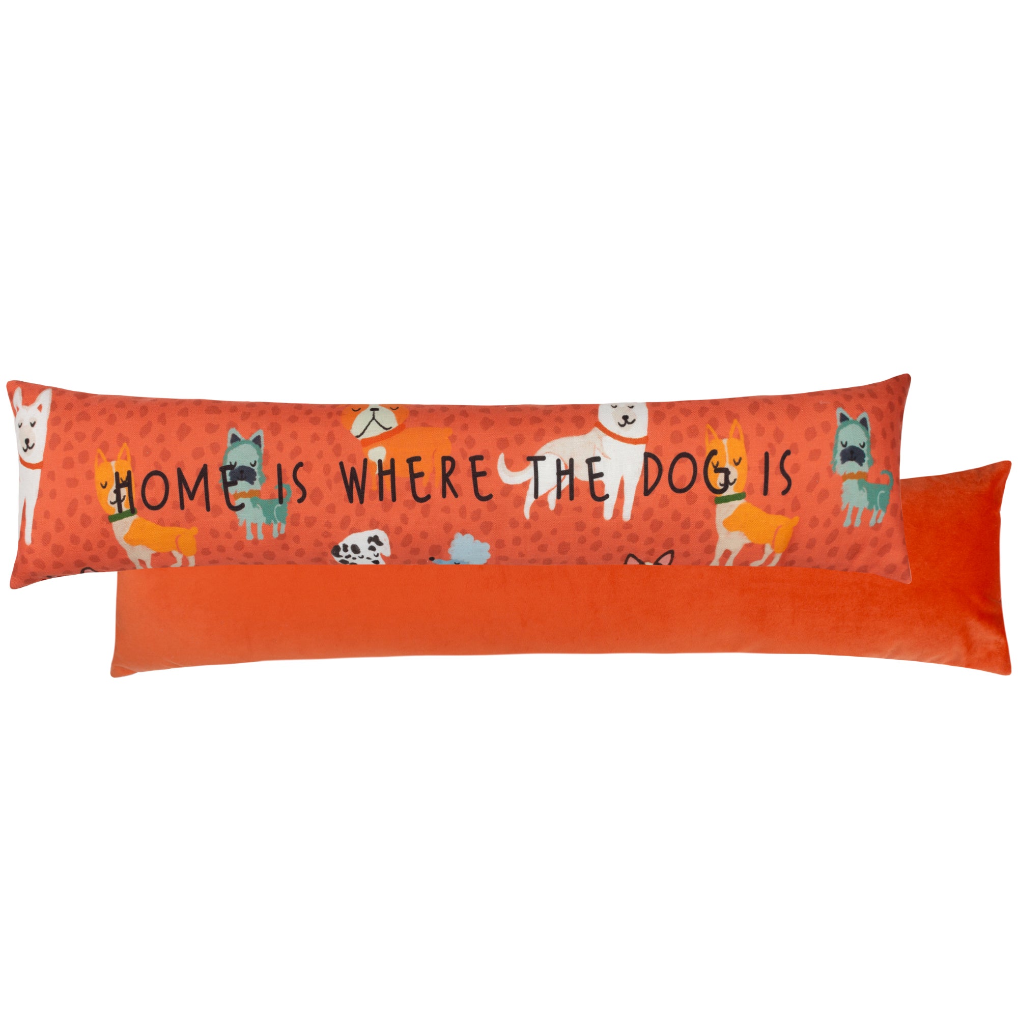 Home Is Where The Dog Is Draught Excluder Orange Price Comparisons | Compare The Build