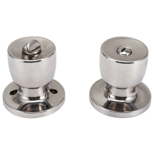 Privacy Door Knob Chrome - 1 Pair | Compare The Build