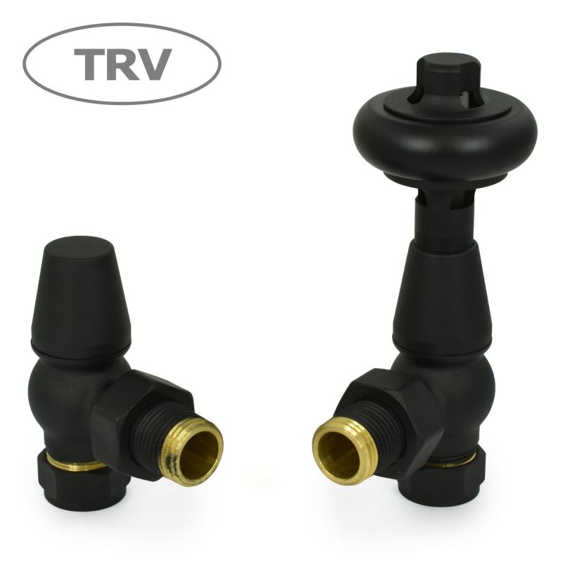 West Thermostatic Valves, Faringdon, Textured Black Angled Price Comparisons | Compare The Build