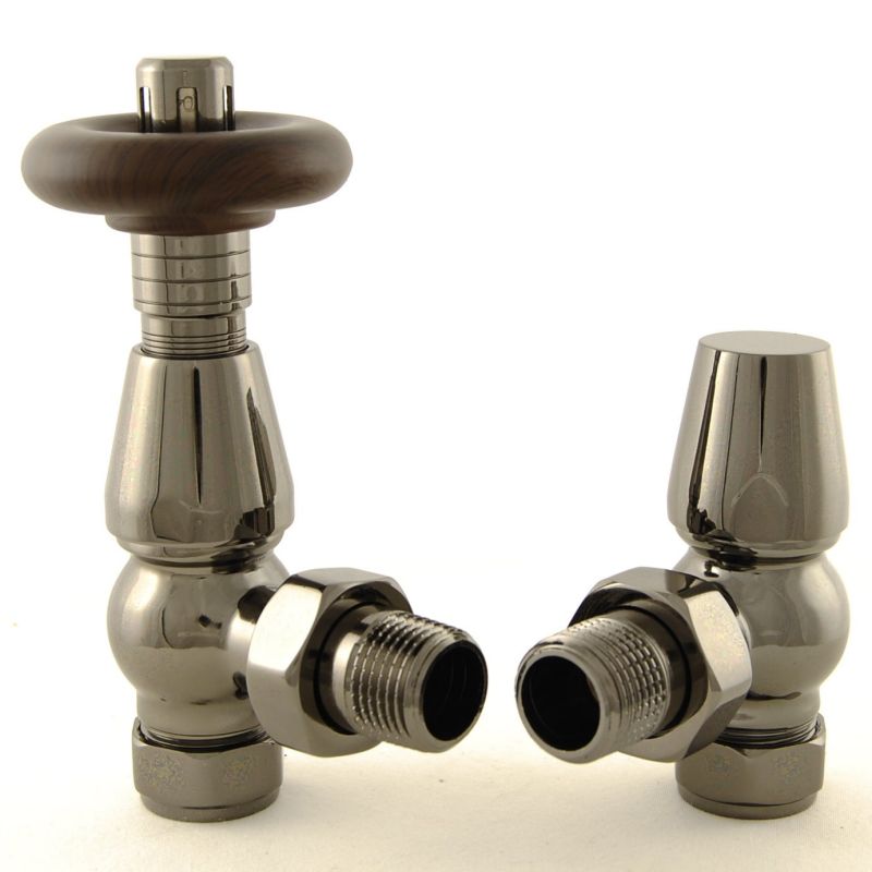 West Thermostatic Valves, Bentley, Black Nickel Angled  - 8mm Price Comparisons | Compare The Build