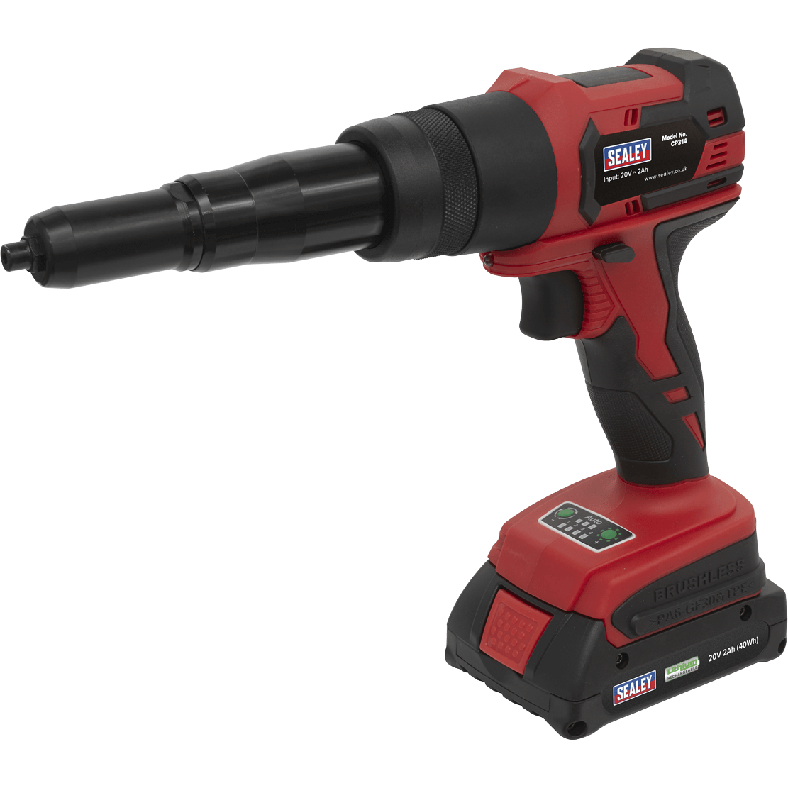 Sealey CP314 20v Cordless Riveter 1 x 2ah Li-ion Charger Case Price Comparisons | Compare The Build