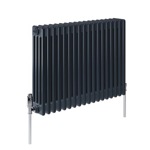 Stelrad Softline 4 Column Concept Radiator K4 Horizontal Anthracite - 600 x 1042 mm Price Comparisons | Compare The Build