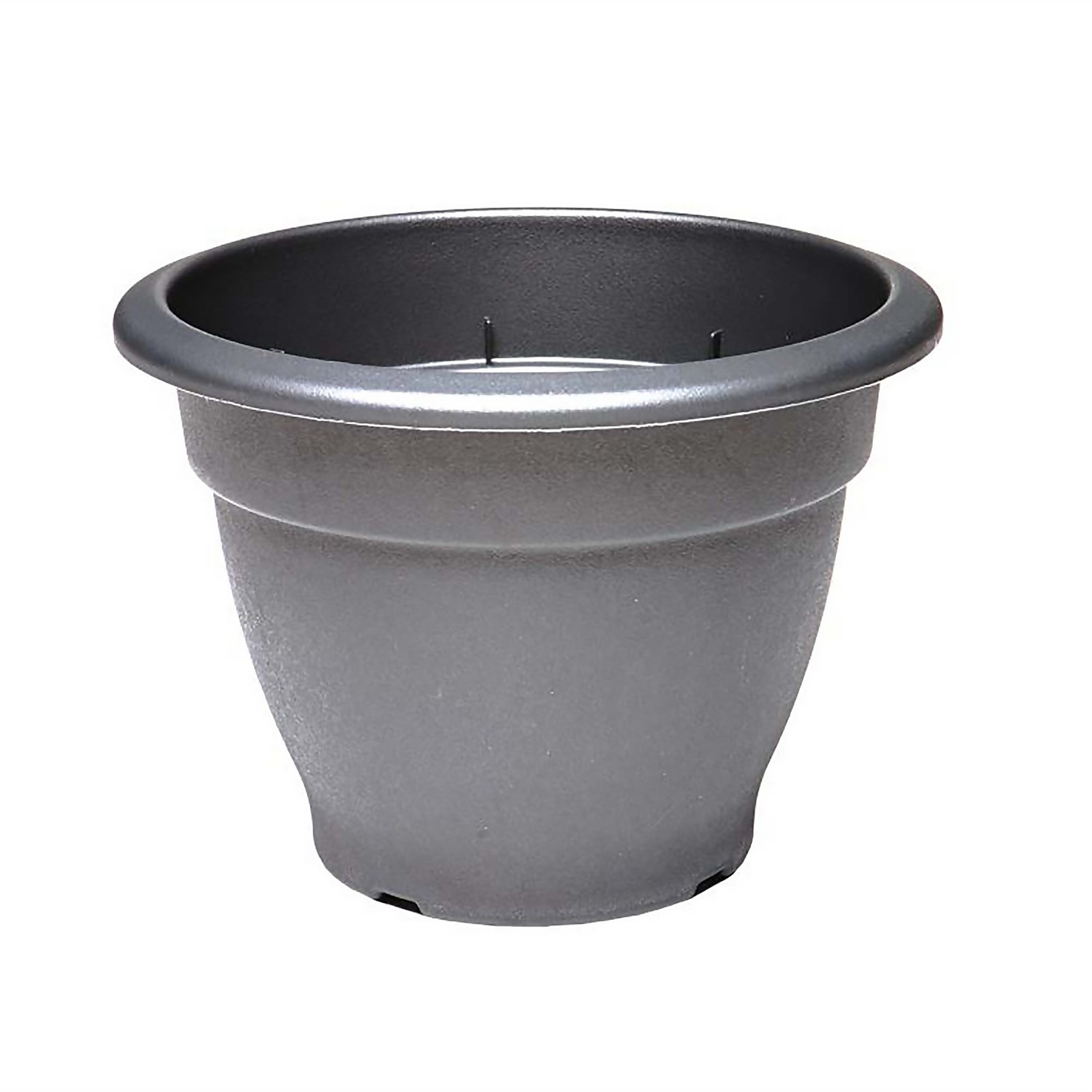 Sankey Round Plastic Black Bell Pot (H)270mm (Dia)380mm Price Comparisons | Compare The Build