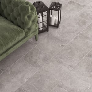 Wickes Luna Light Grey Ceramic Wall & Floor Tile - 600 x 300mm Price Comparisons | Compare The Build