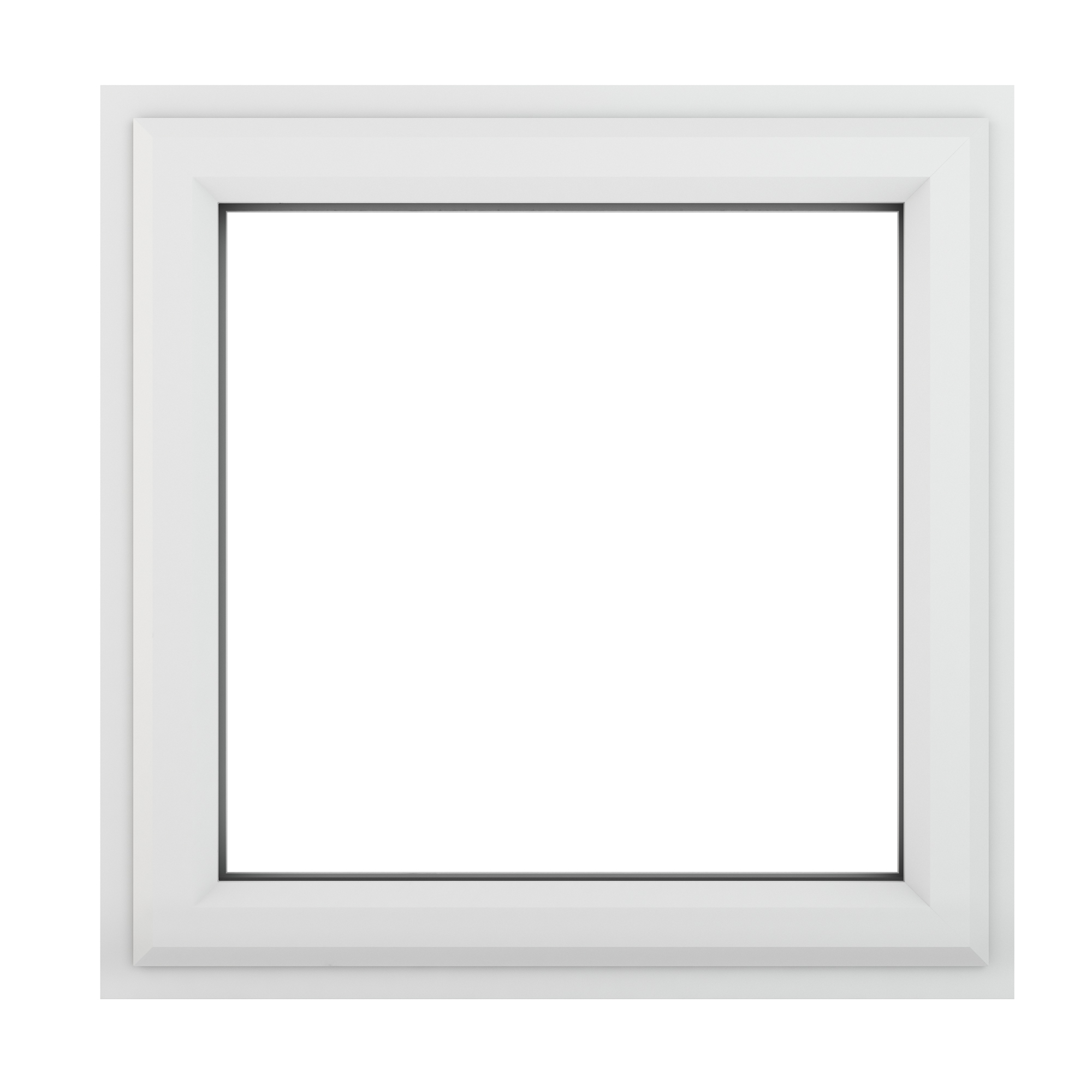 Crystal White Upvc Casement Clear Window 1P Top Opening 610 mm x 610 mm Price Comparisons | Compare The Build