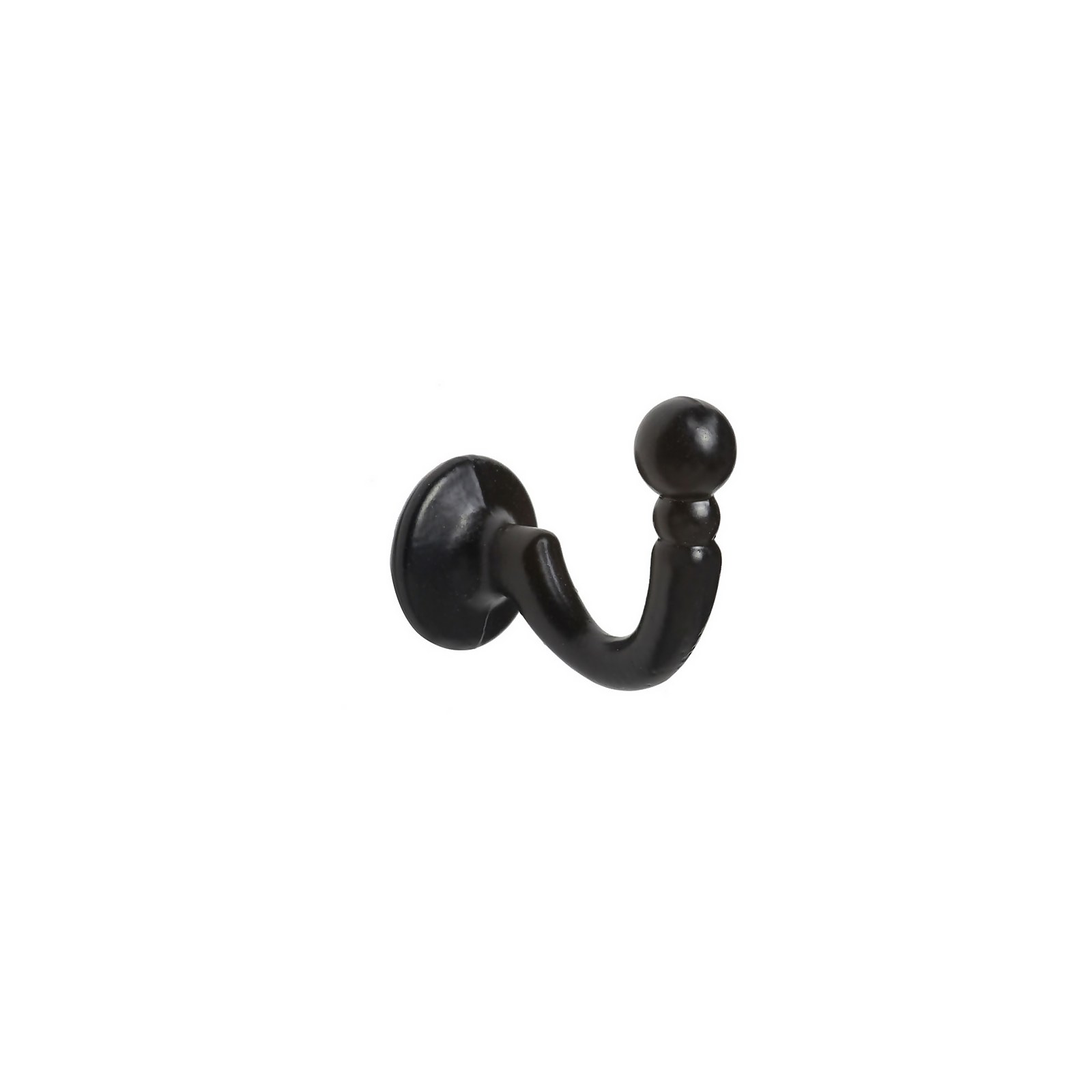 Pack of 2 Black Ball Tieback Hooks Price Comparisons | Compare The Build