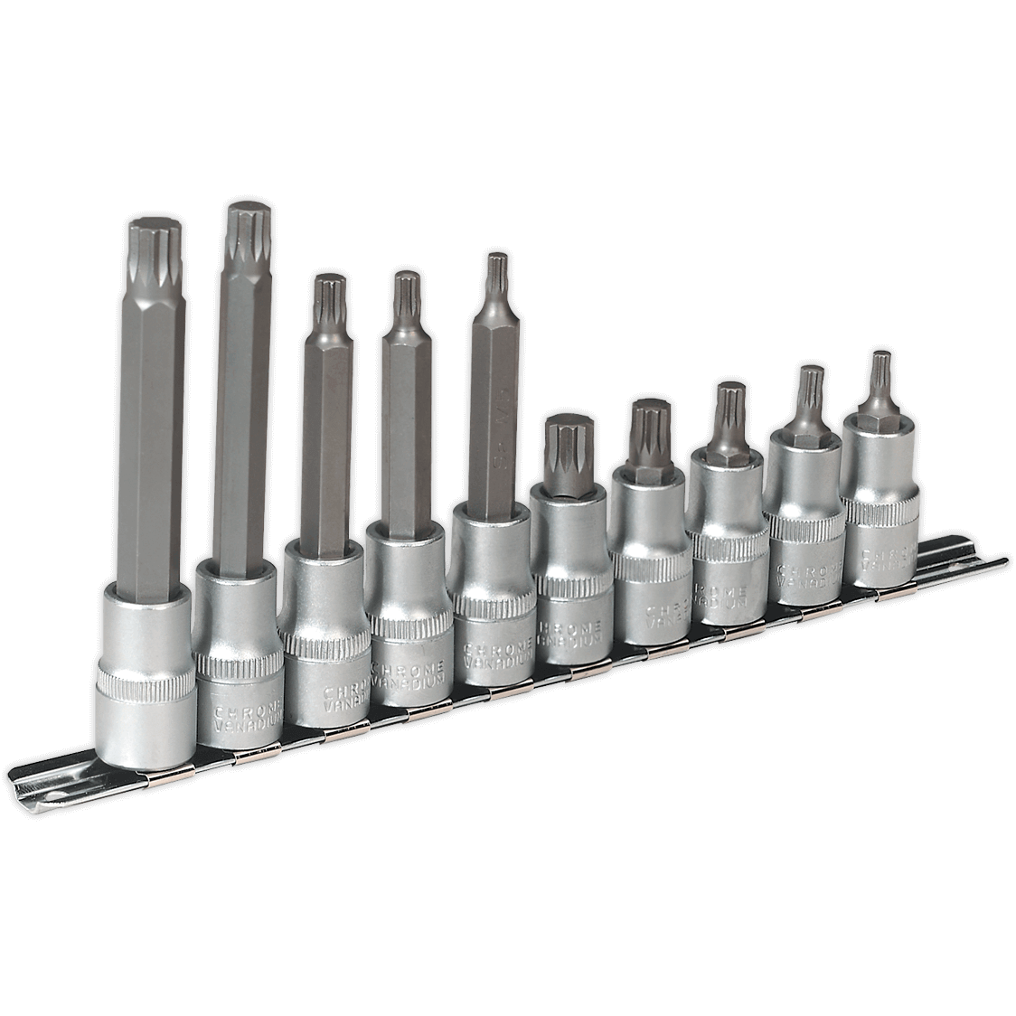 Sealey 10 Piece 1/2" Drive Spline Socket Bit Set 1/2" Price Comparisons | Compare The Build