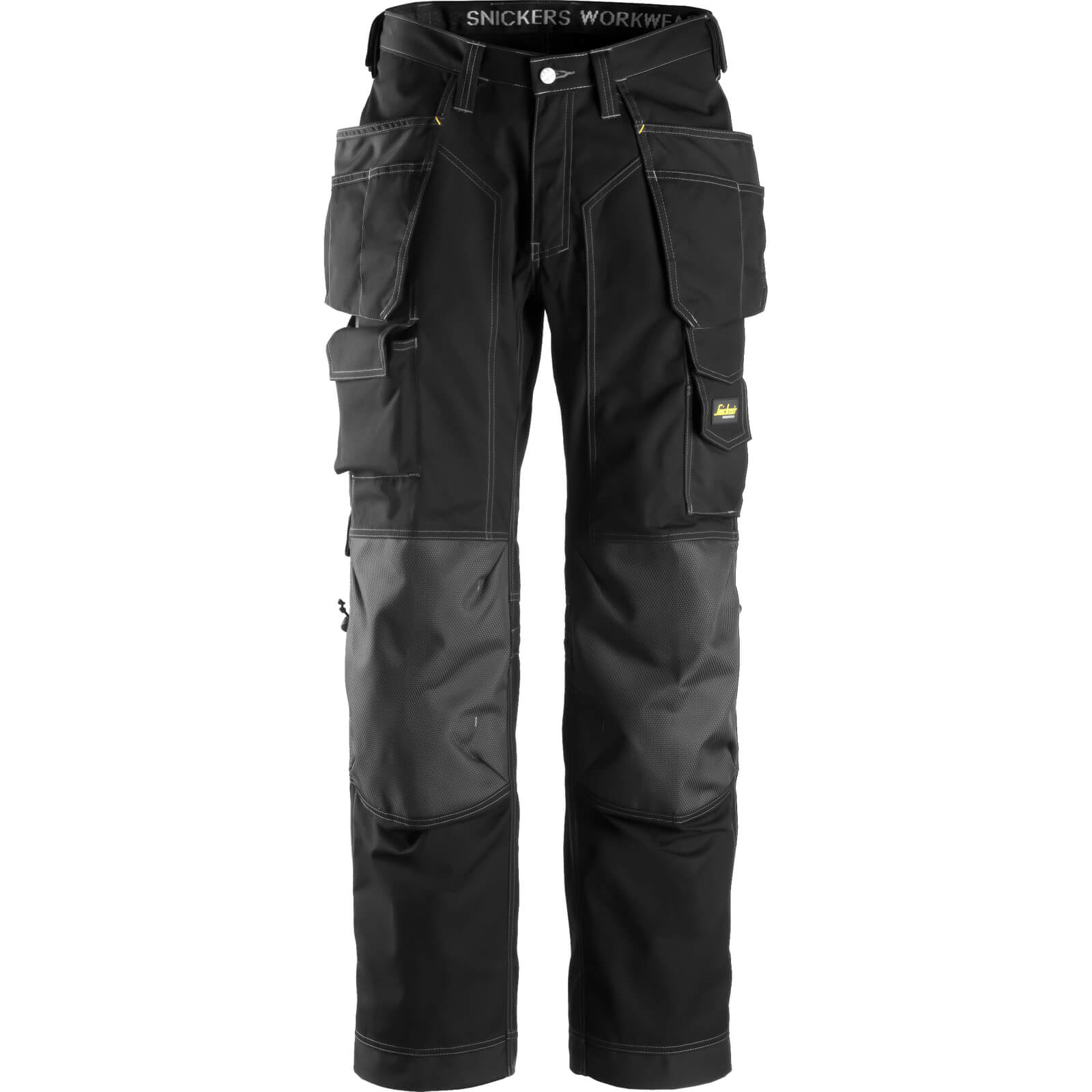 Snickers 3223 Mens Rip Stop Floor Layer Work Trousers Black 38" 35" Price Comparisons | Compare The Build