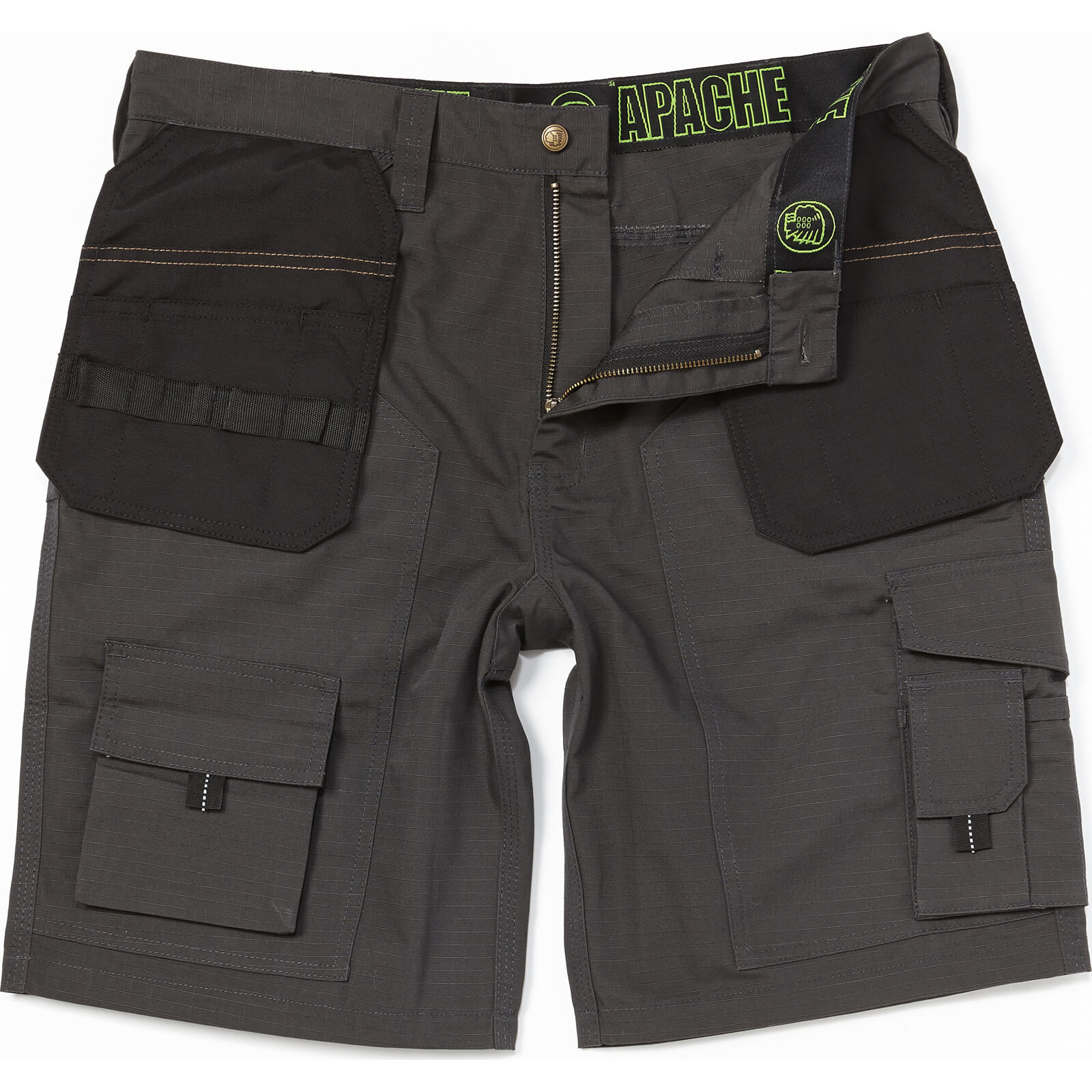 Apache Mens APKHT Work Shorts Grey / Black 32" Price Comparisons | Compare The Build