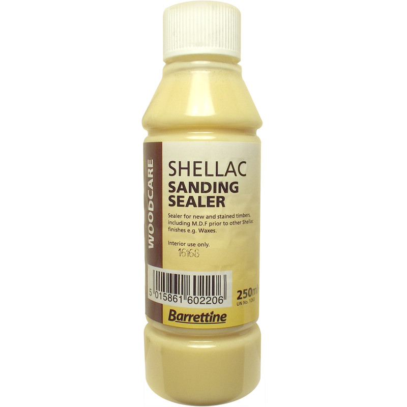 Barrettine Natural Pale Shellac Sanding Sealer 250ml | Compare The Build