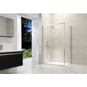 Nexa By Merlyn 8mm Chrome Framed Sliding Shower Door Only - 1900 x 1000mm Price Comparisons | Compare The Build