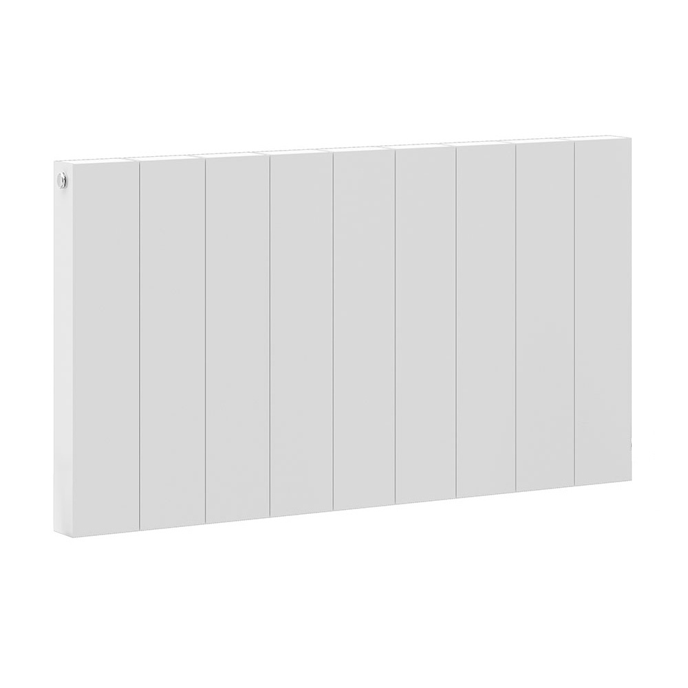 DQ Vela Aluminium Horizontal Radiator, White, 600mm x 610mm (Electric) Price Comparisons | Compare The Build